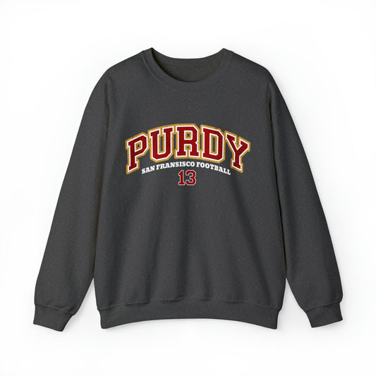 Brock Purdy Sweatshirt - Happy Place Studio