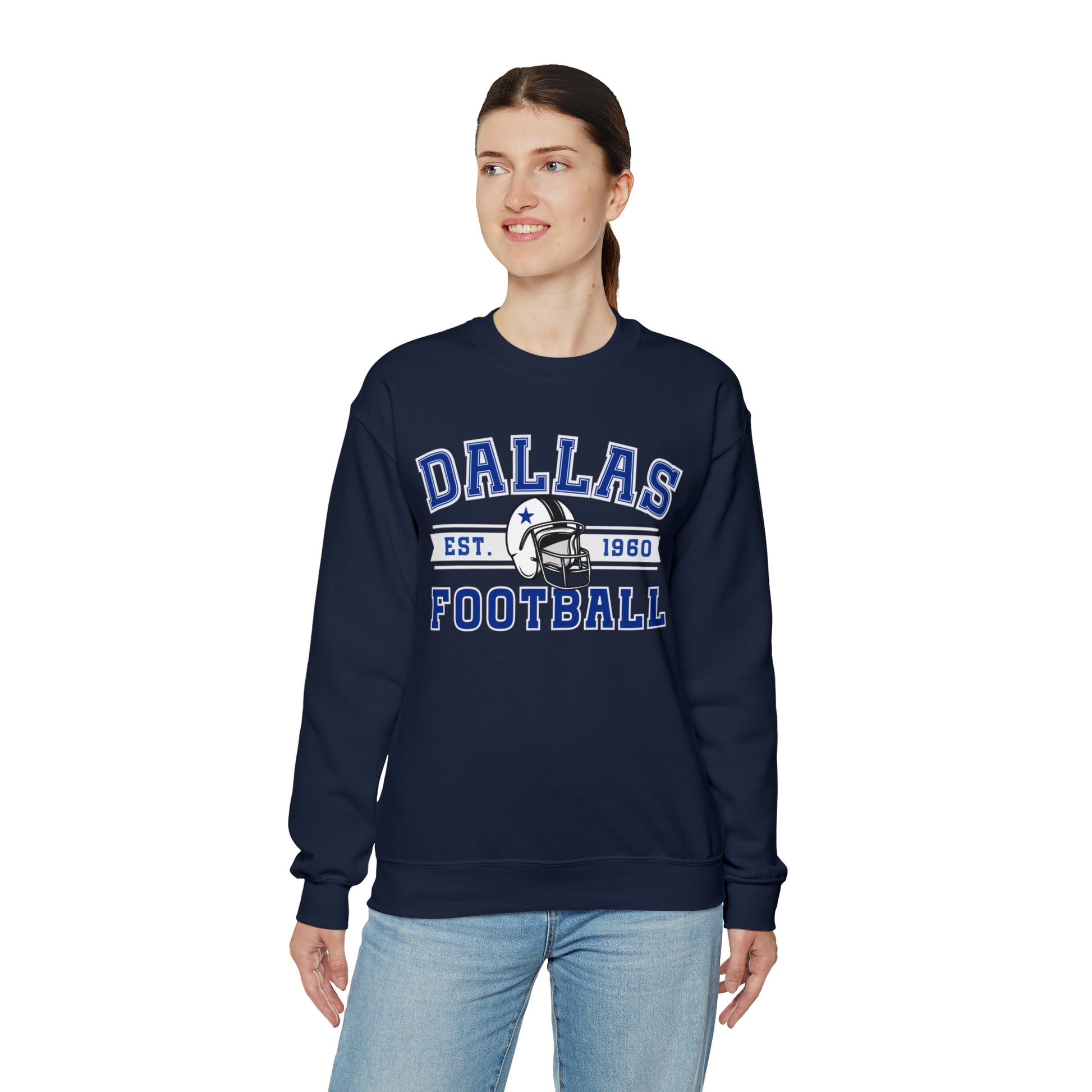 Dallas Football Sweatshirt - Happy Place Studio