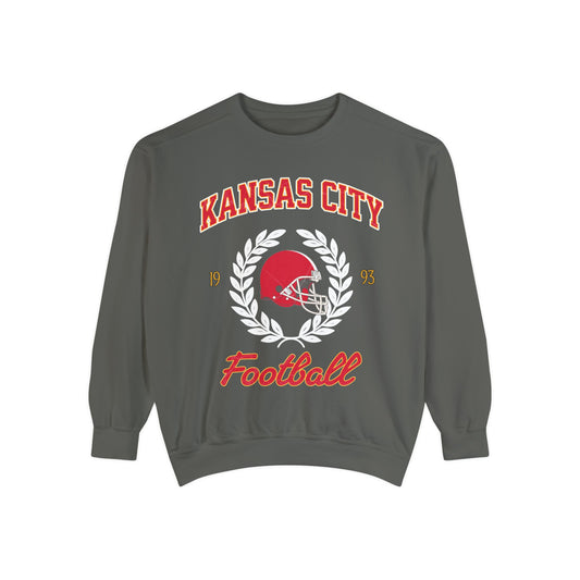 Comfort Colors Kansas City Football Sweatshirt