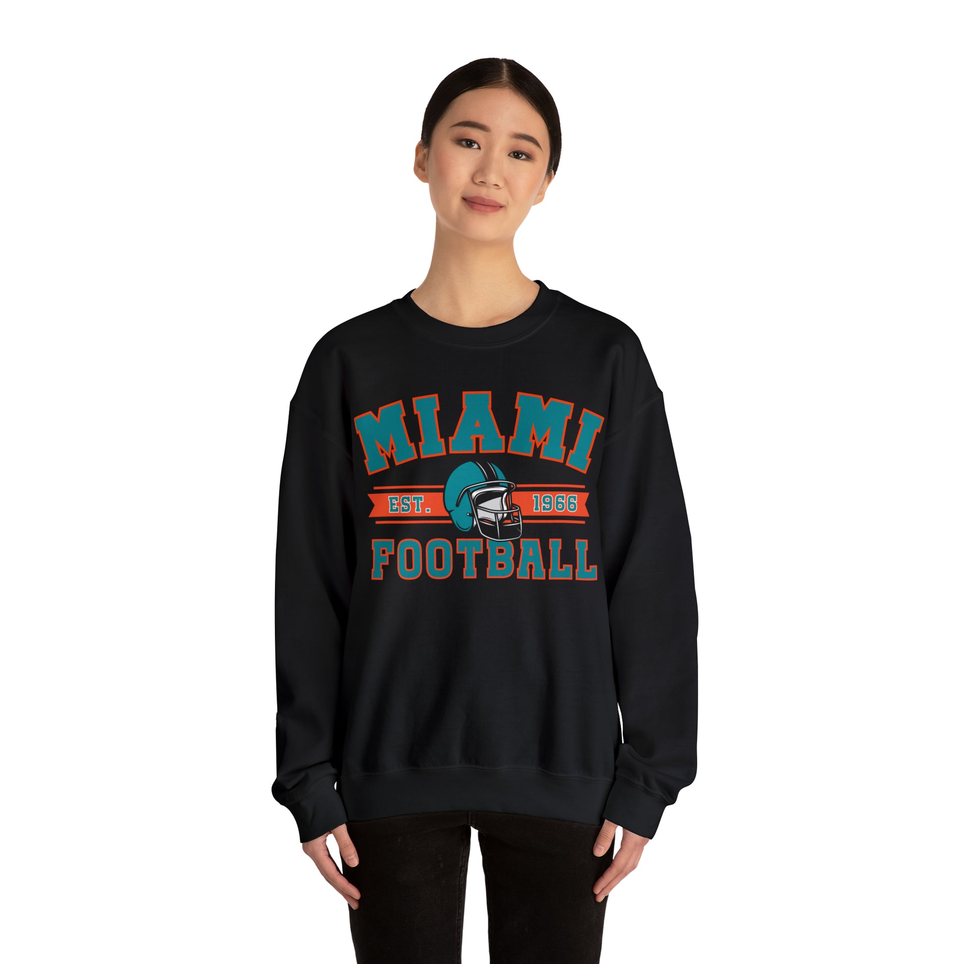 Miami Football Sweatshirt - Happy Place Studio