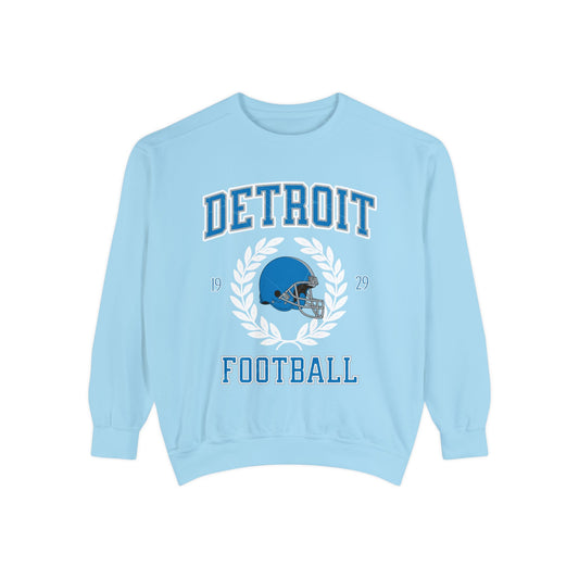 Comfort Colors Detroit Football Sweatshirt