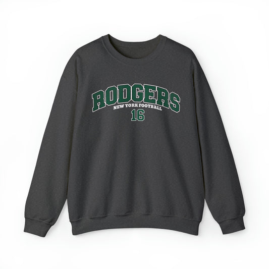 Aaron Rodgers Sweatshirt, Aaron Rodgers Jersey, New York Football Crewneck, Vintage Style Jets Sweatshirt, Aaron Rodgers shirt,Jets Crewneck - Happy Place Studio