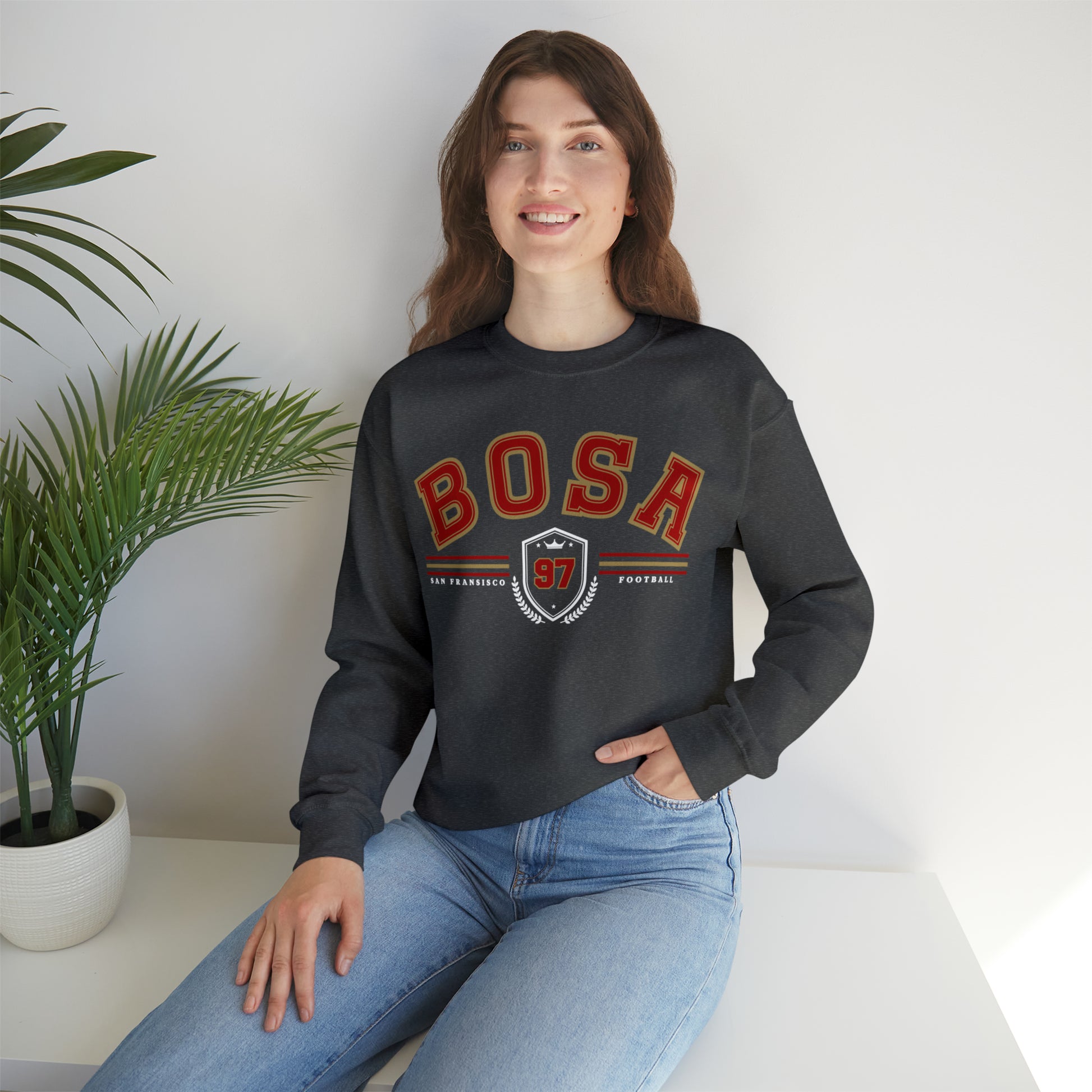 Nick Bosa Sweatshirt - Happy Place Studio