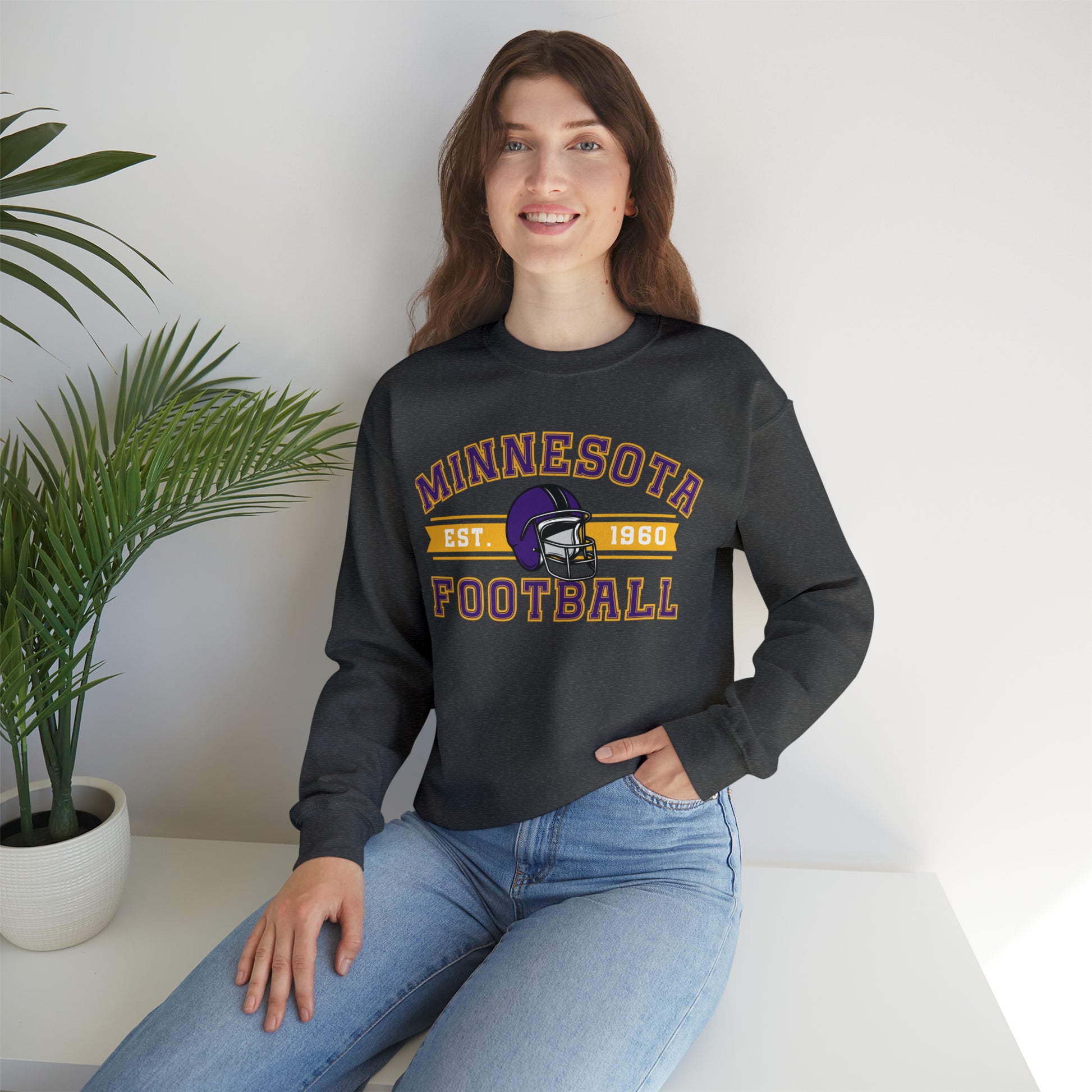 Minnesota Football Sweatshirt - Happy Place Studio