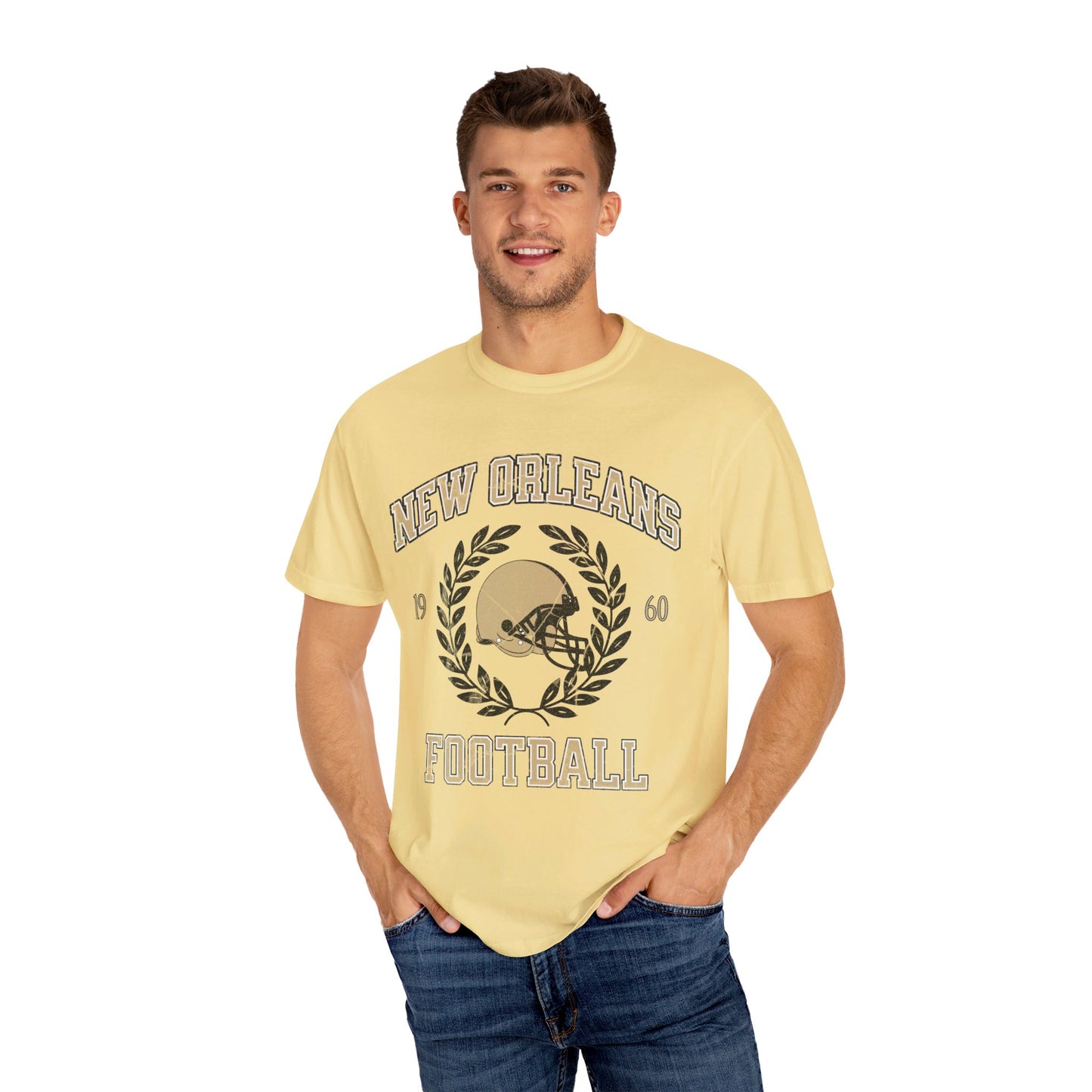 Comfort Colors New Orleans Football Shirt