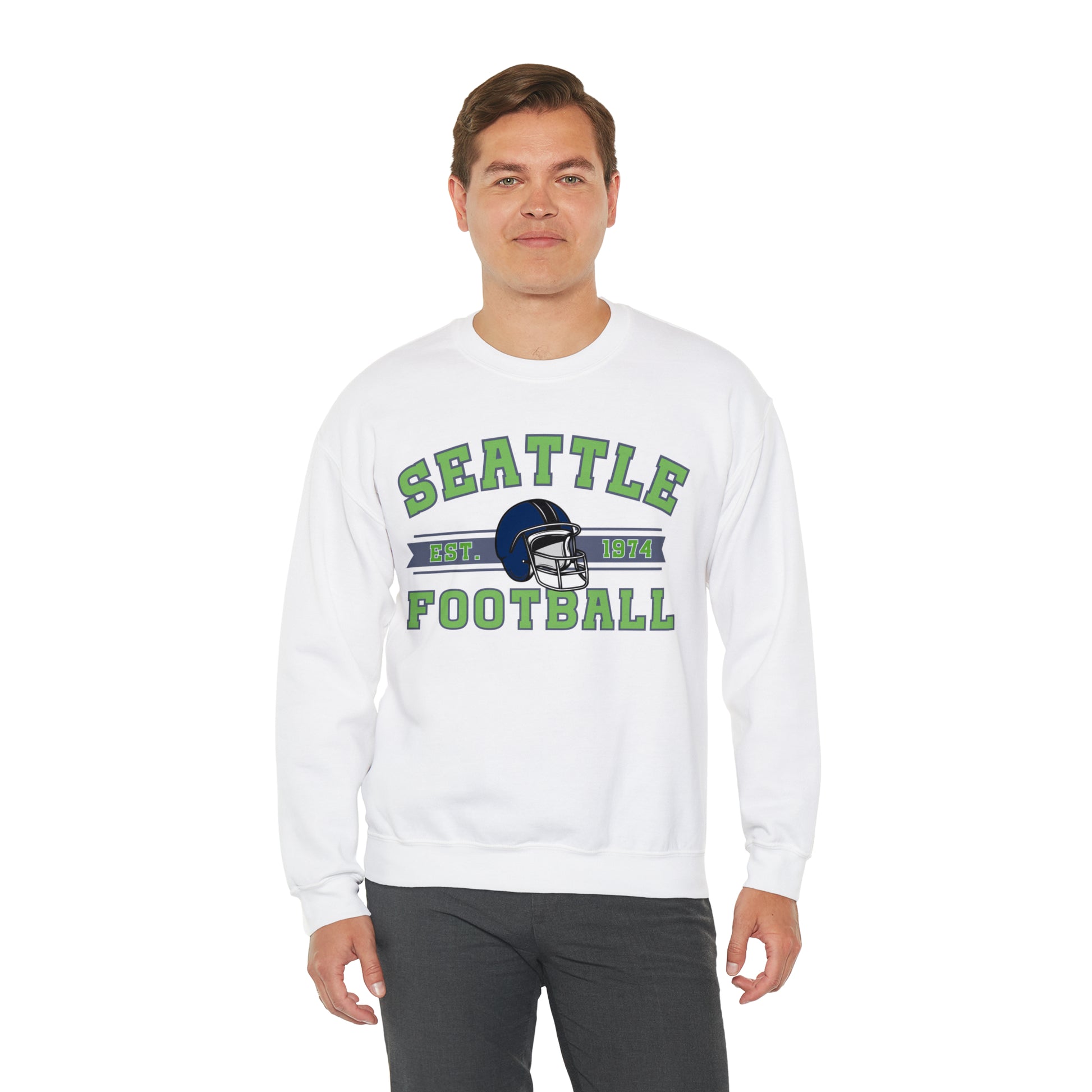 Seattle Football Crewneck - Happy Place Studio