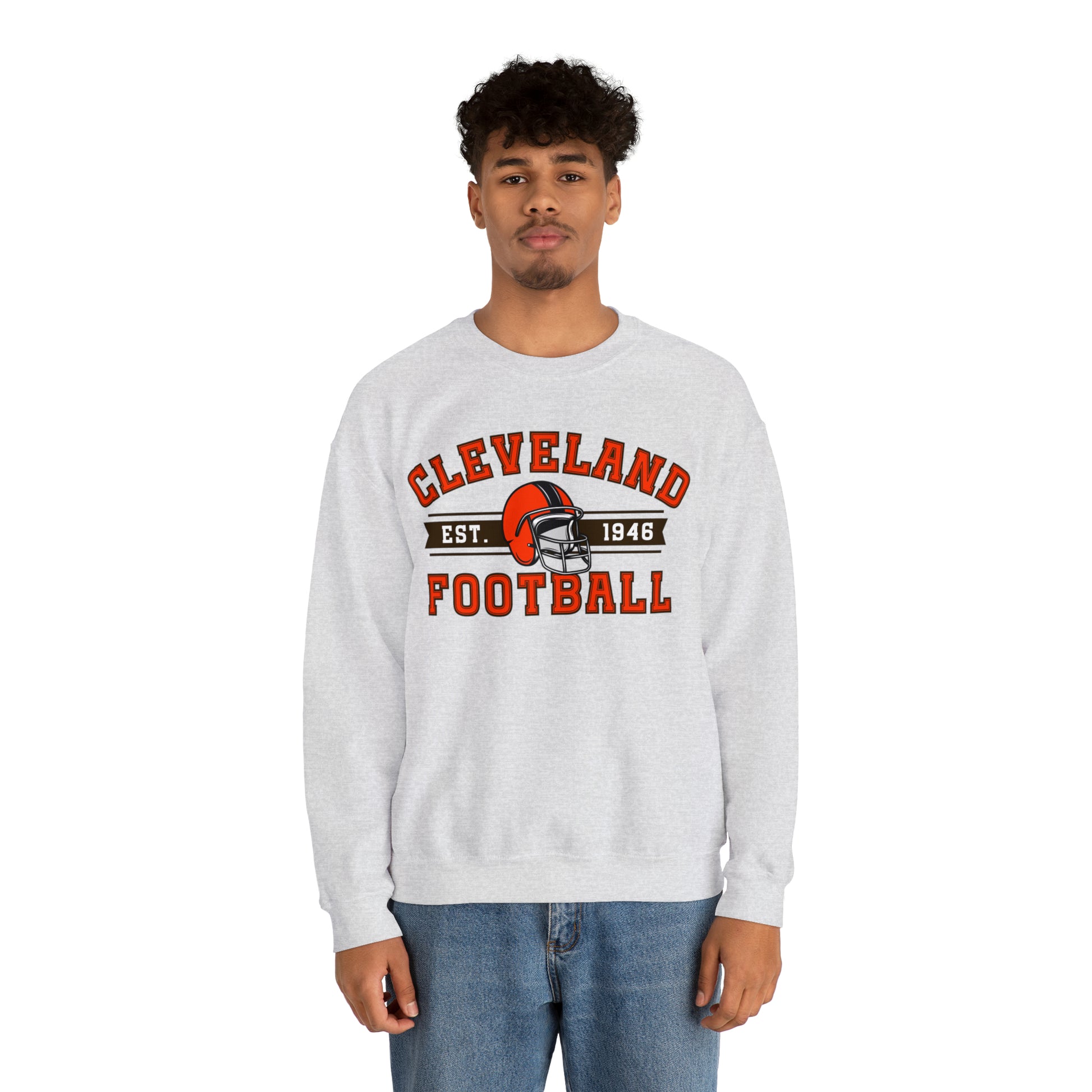Cleveland Football Sweatshirt - Happy Place Studio