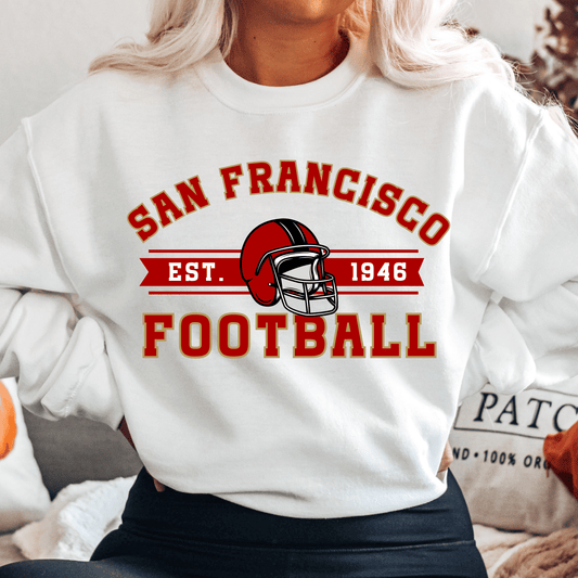 San Francisco Football Sweatshirt - Happy Place Studio