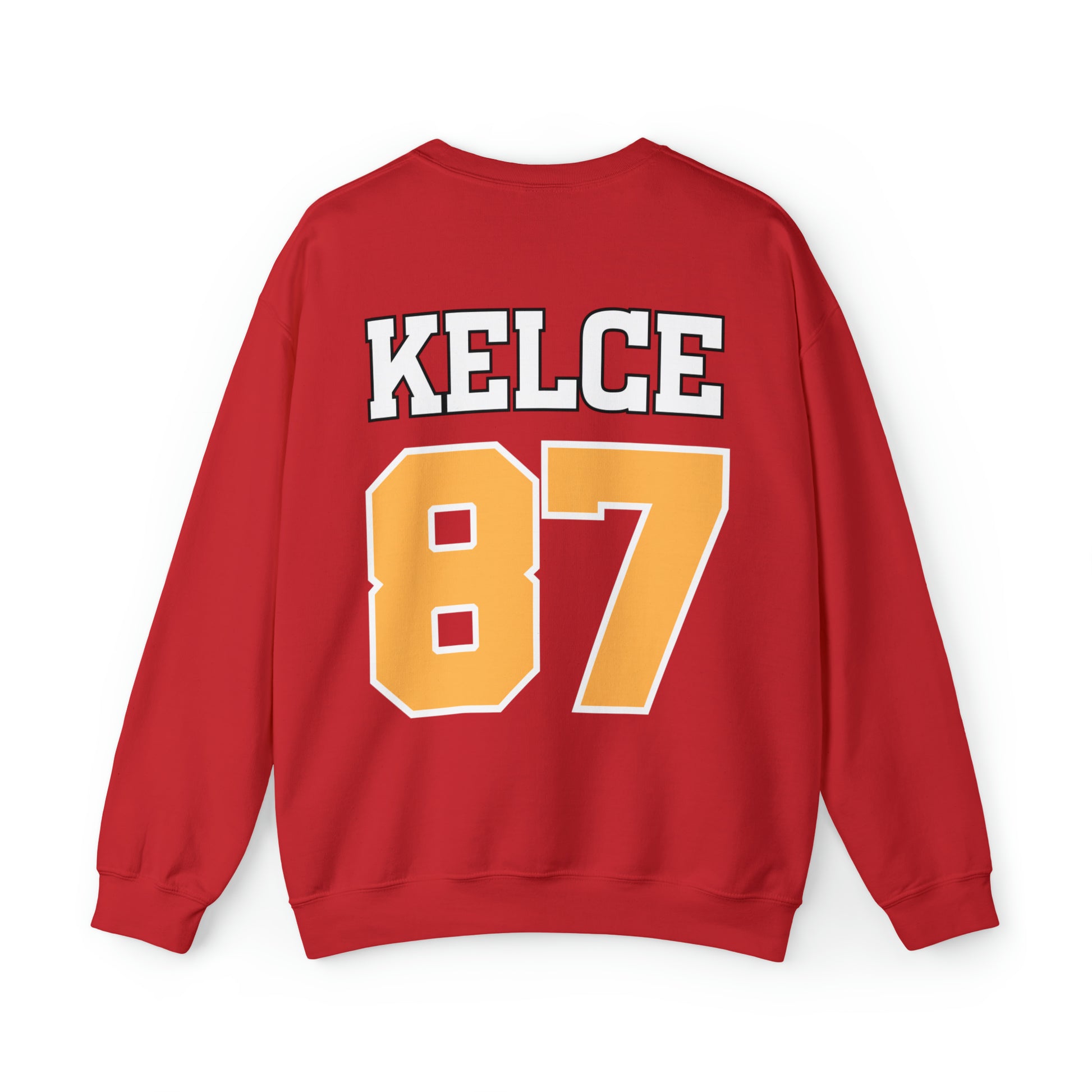 Only Here For Kelce Sweatshirt (FRONT AND BACK) - Happy Place Studio