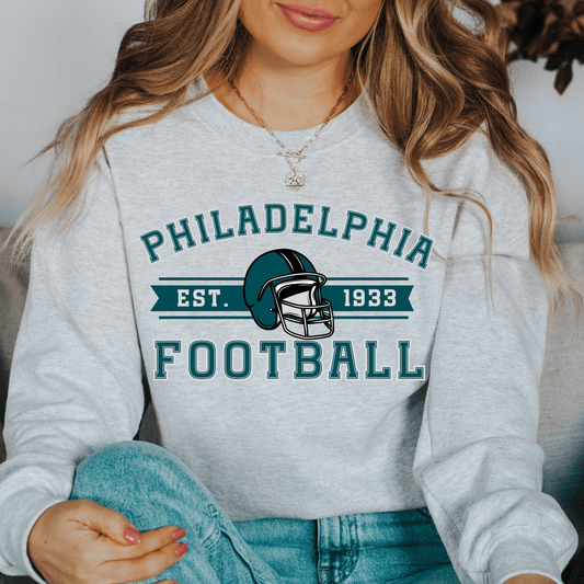 Philadelphia Football Sweatshirt - Happy Place Studio