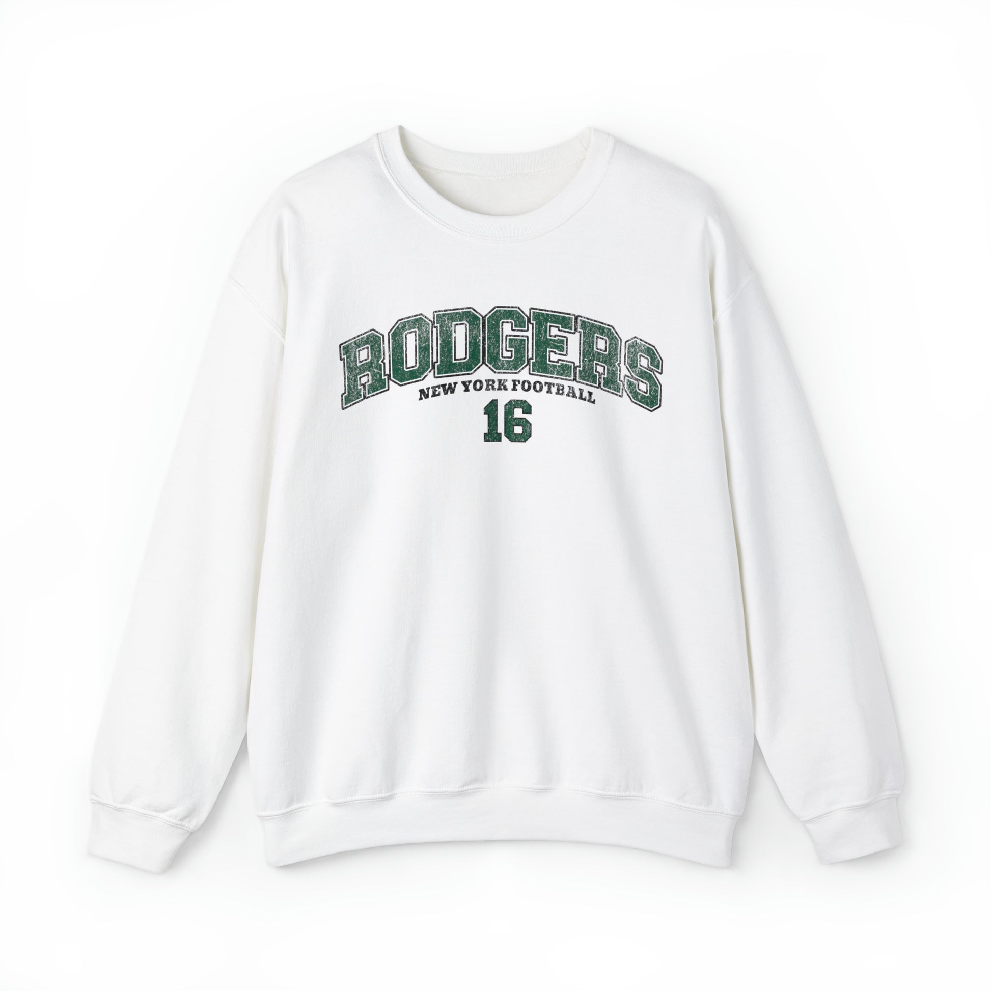 Aaron Rodgers Sweatshirt, Aaron Rodgers Jersey, New York Football Crewneck, Vintage Style Jets Sweatshirt, Aaron Rodgers shirt,Jets Crewneck - Happy Place Studio