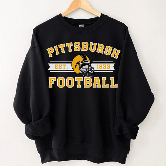 Pittsburgh Football Sweatshirt - Happy Place Studio