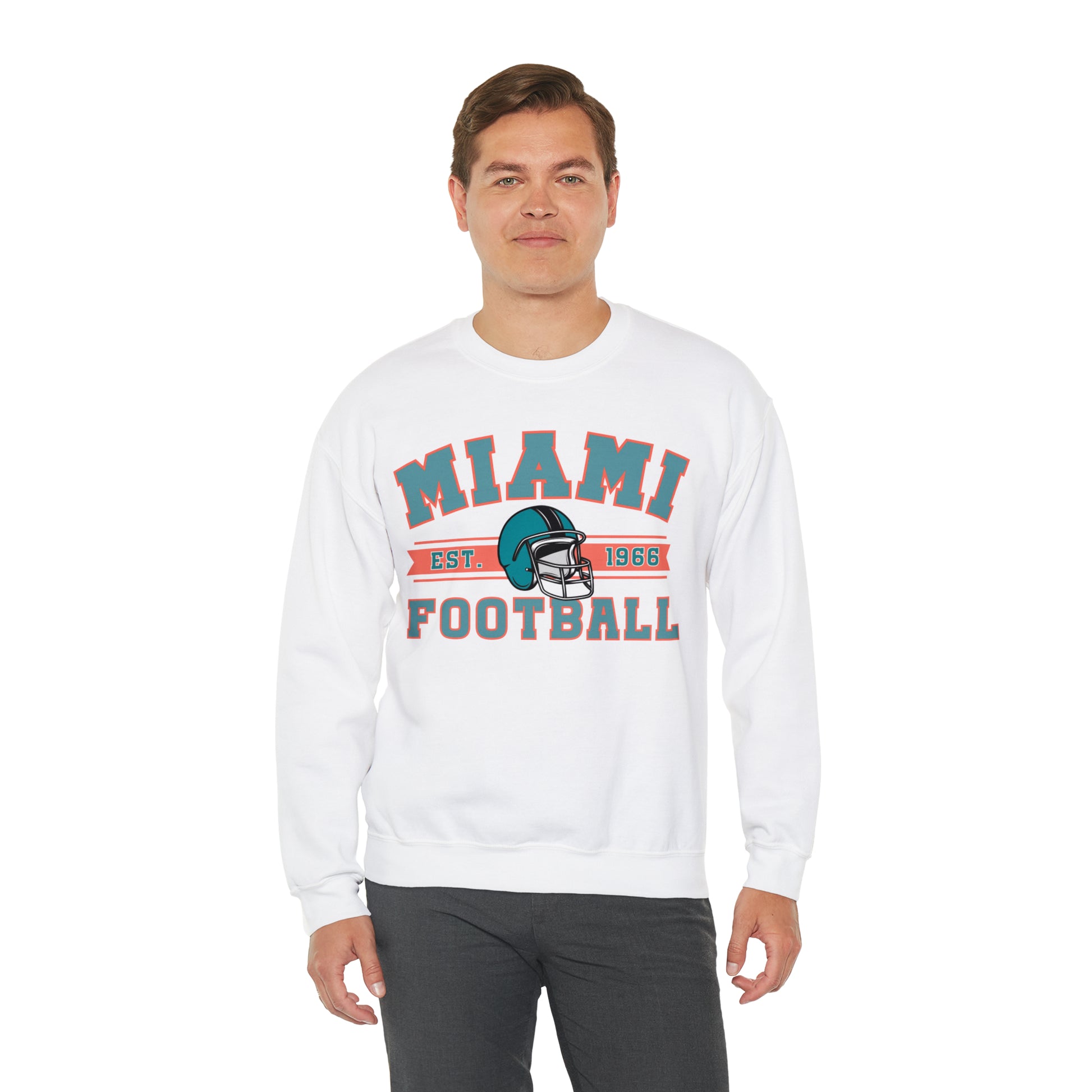 Miami Football Sweatshirt - Happy Place Studio