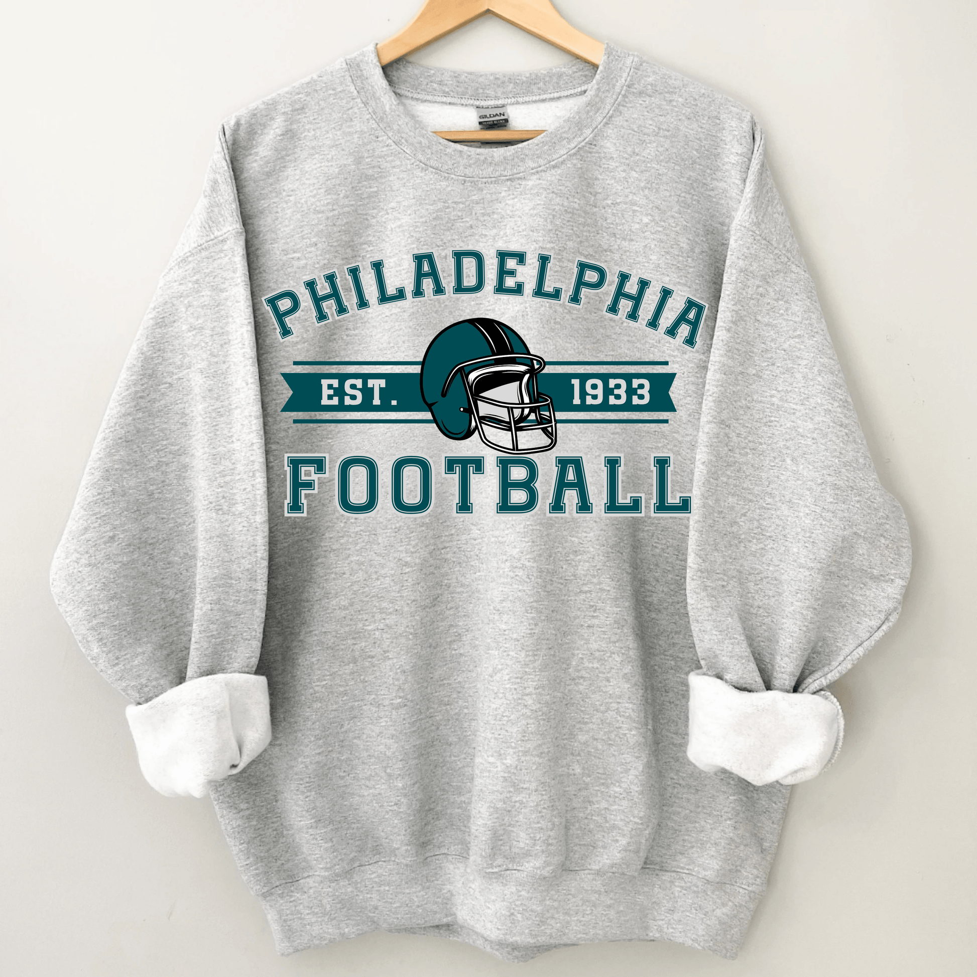 Philadelphia Football Sweatshirt - Happy Place Studio