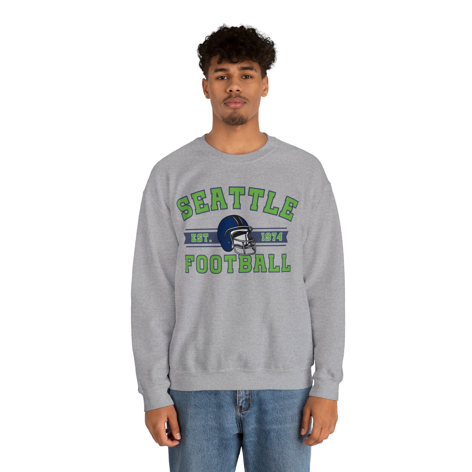 Seattle Football Crewneck - Happy Place Studio