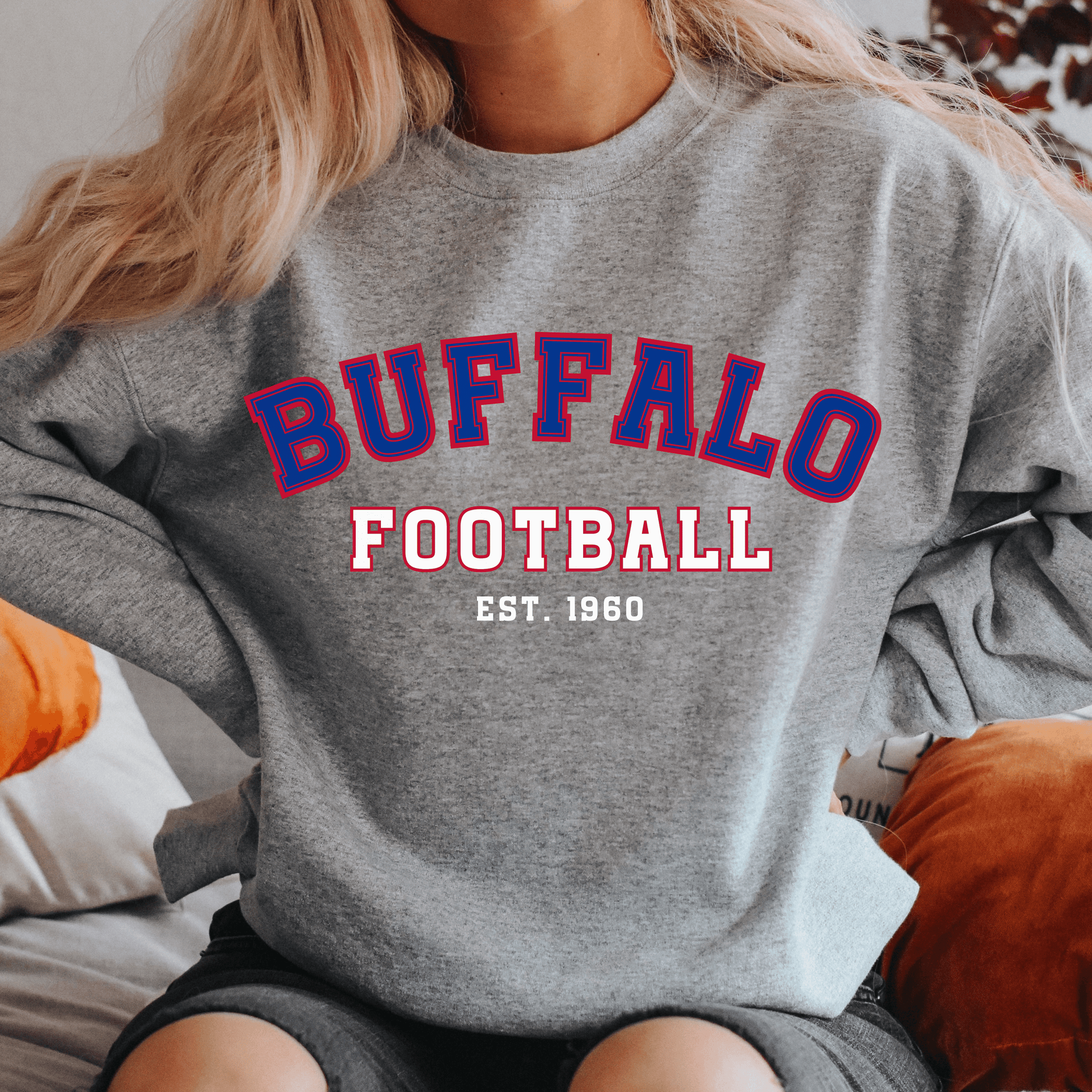Buffalo Football Sweatshirt - Happy Place Studio