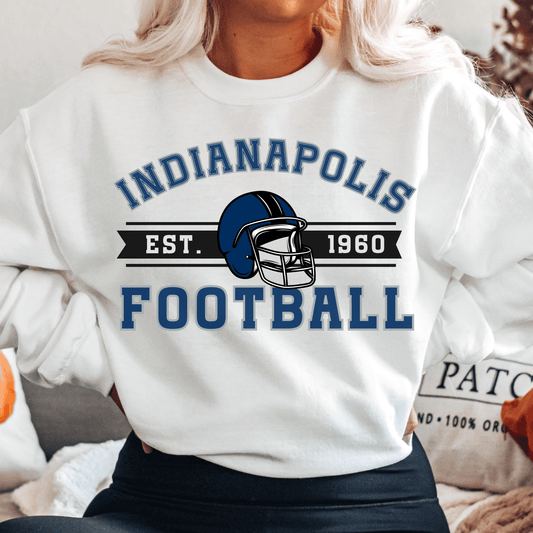 Indianapolis Football Sweatshirt - Happy Place Studio