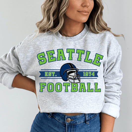 Seattle Football Crewneck - Happy Place Studio