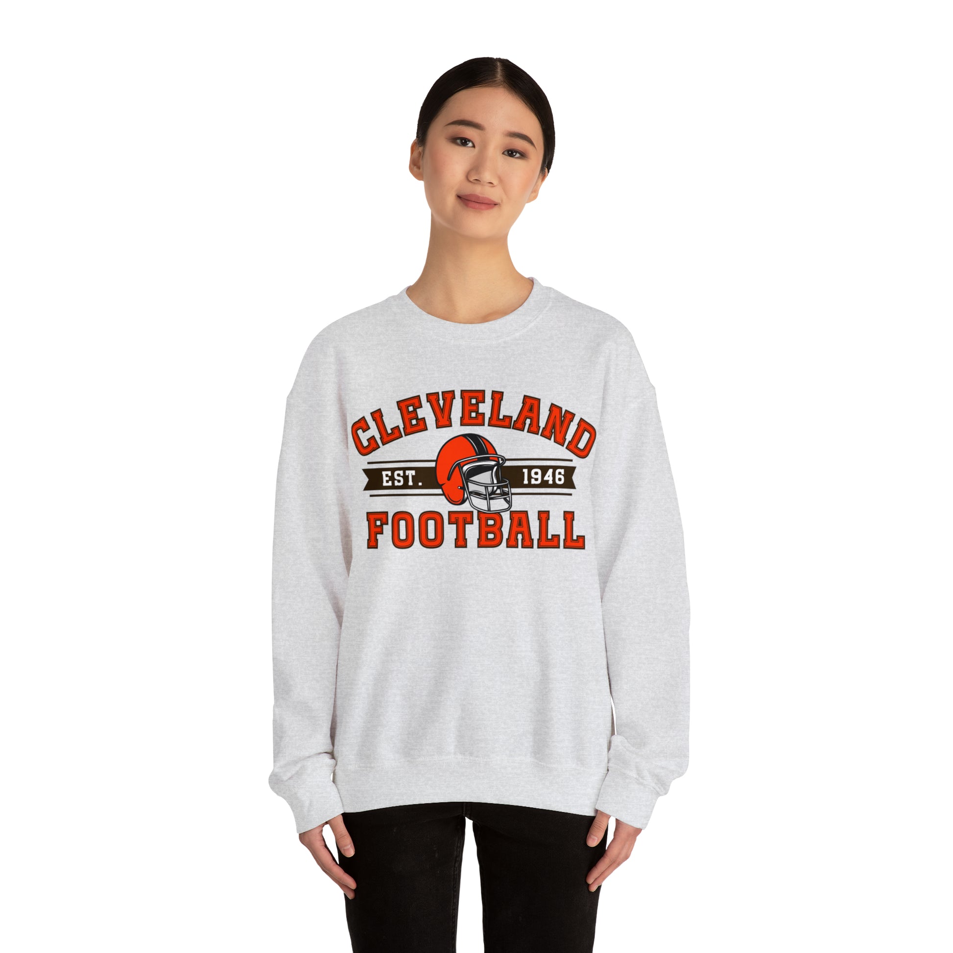 Cleveland Football Sweatshirt - Happy Place Studio