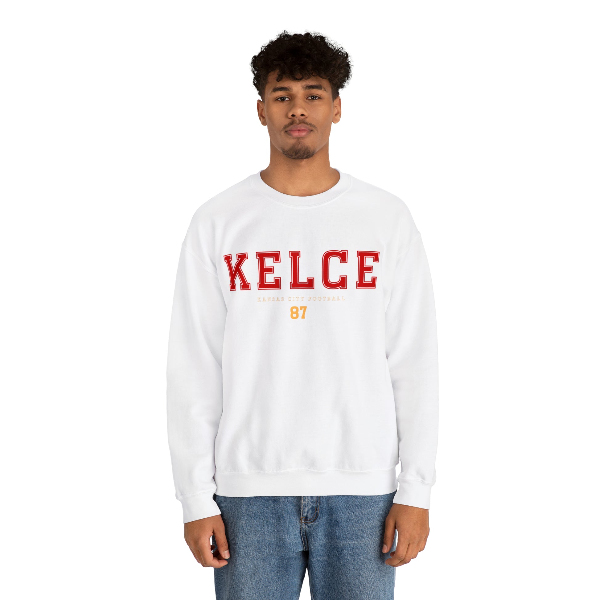 Travis Kelce 87 Sweatshirt - Happy Place Studio