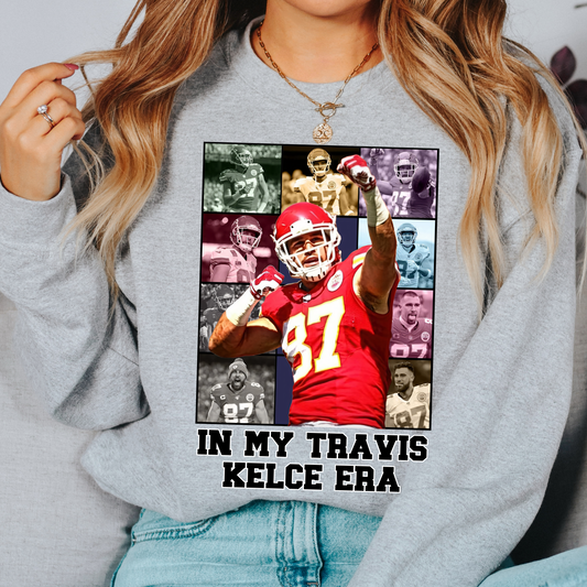 Travis Kelce Era Collage Sweatshirt - Happy Place Studio