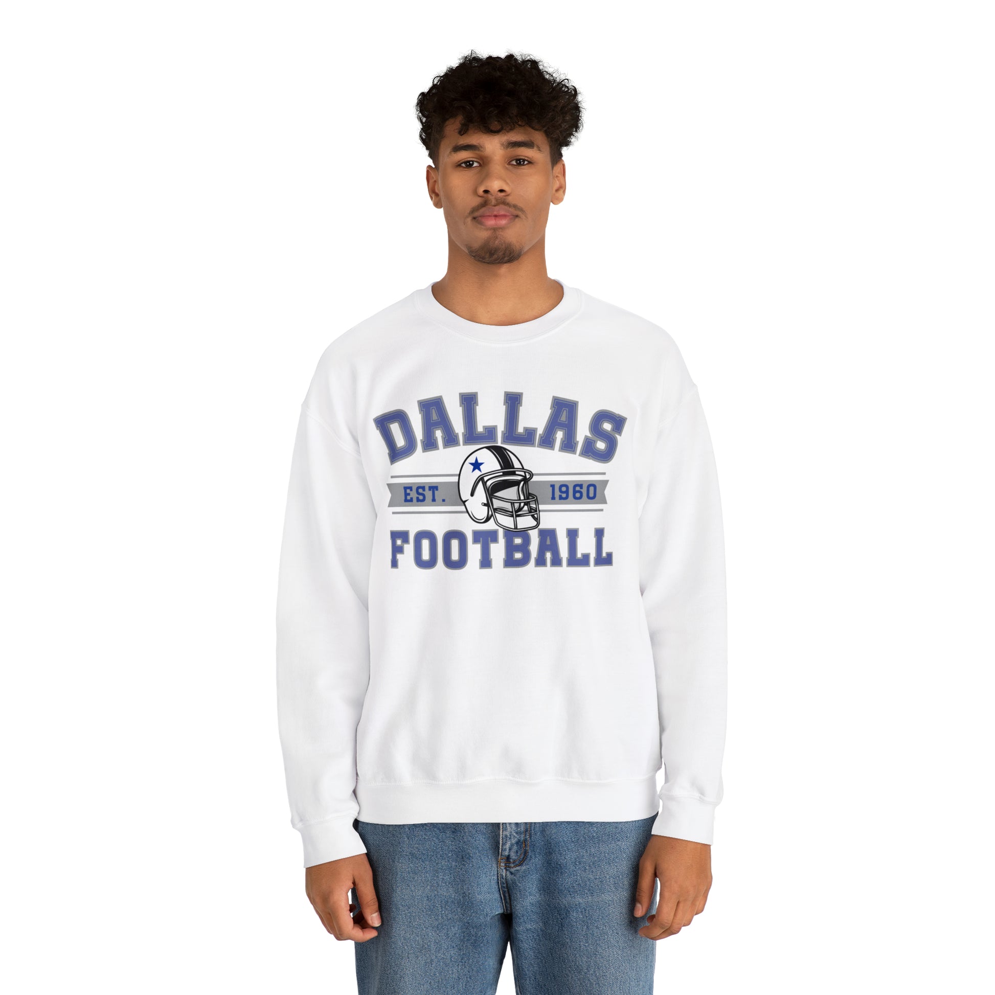 Dallas Football Sweatshirt - Happy Place Studio