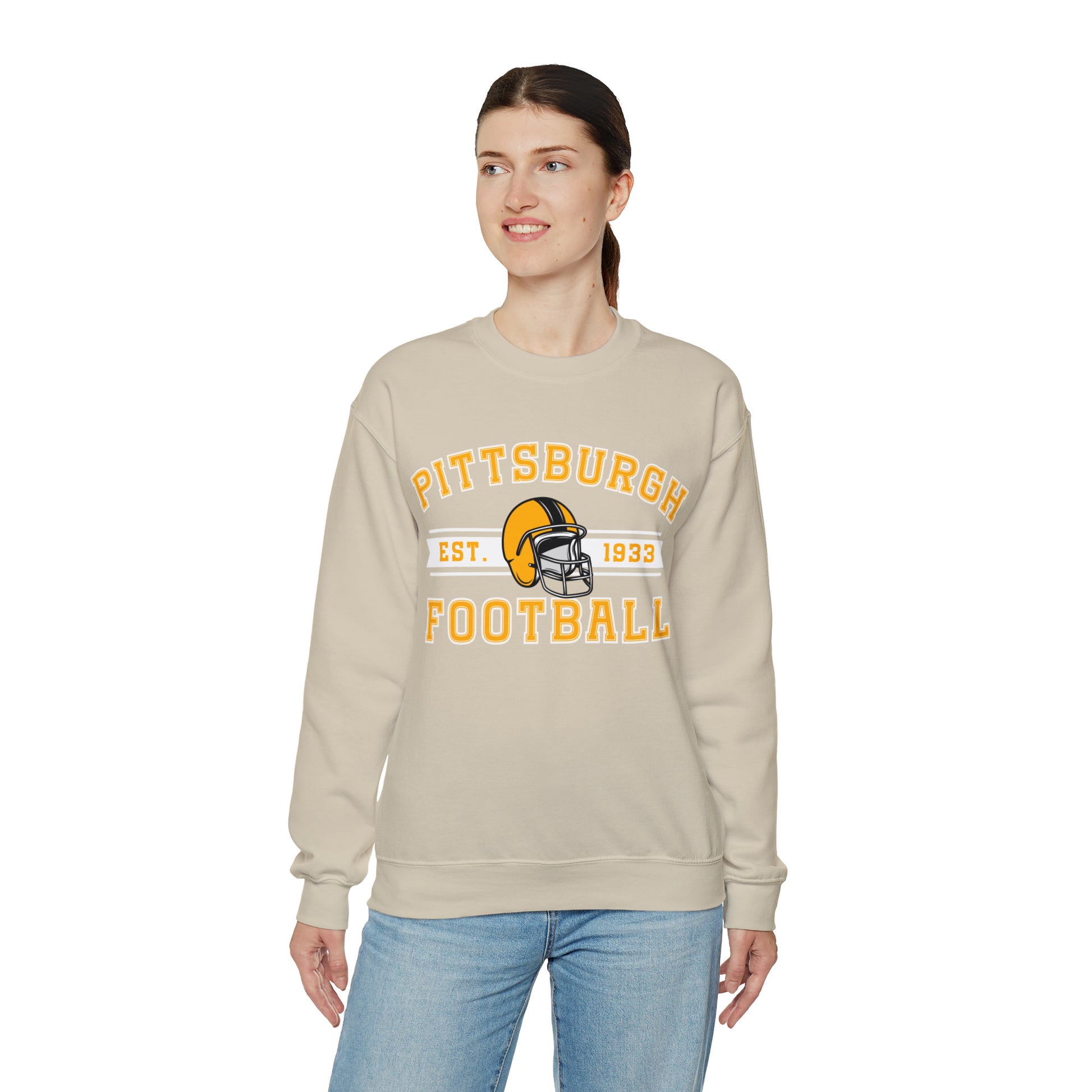 Pittsburgh Football Sweatshirt - Happy Place Studio