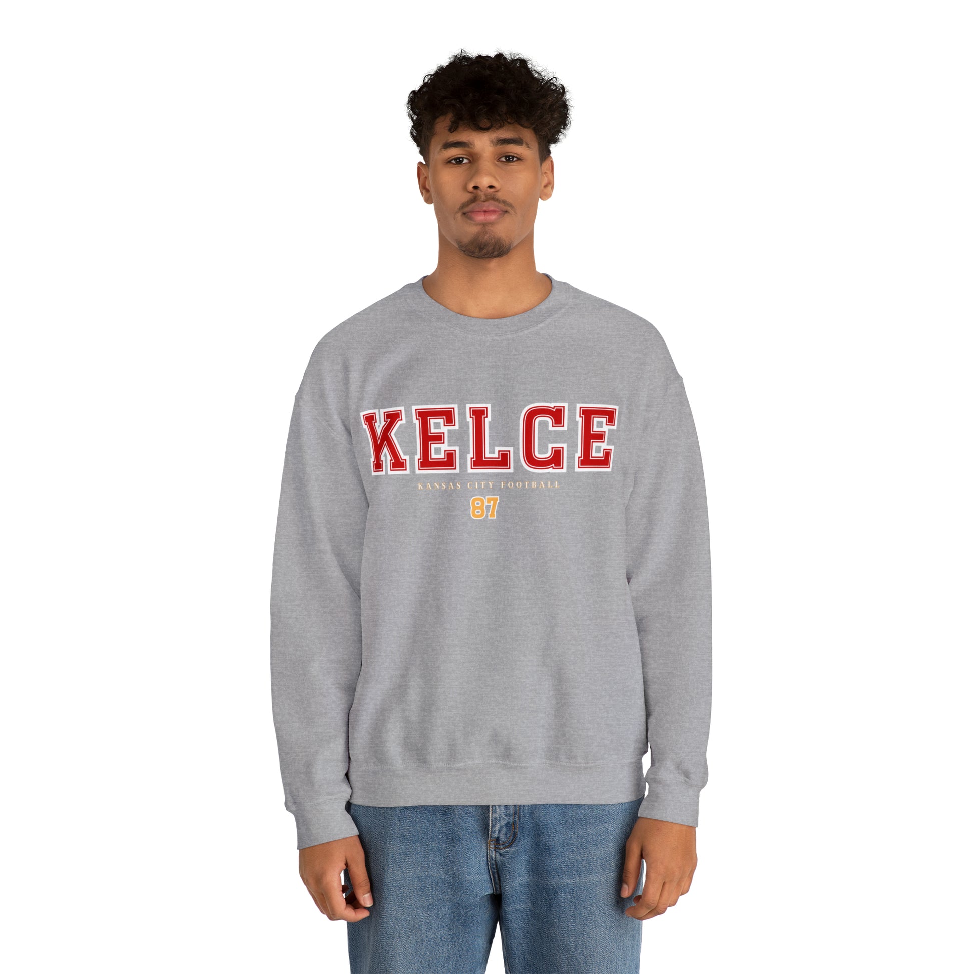 Travis Kelce 87 Sweatshirt - Happy Place Studio