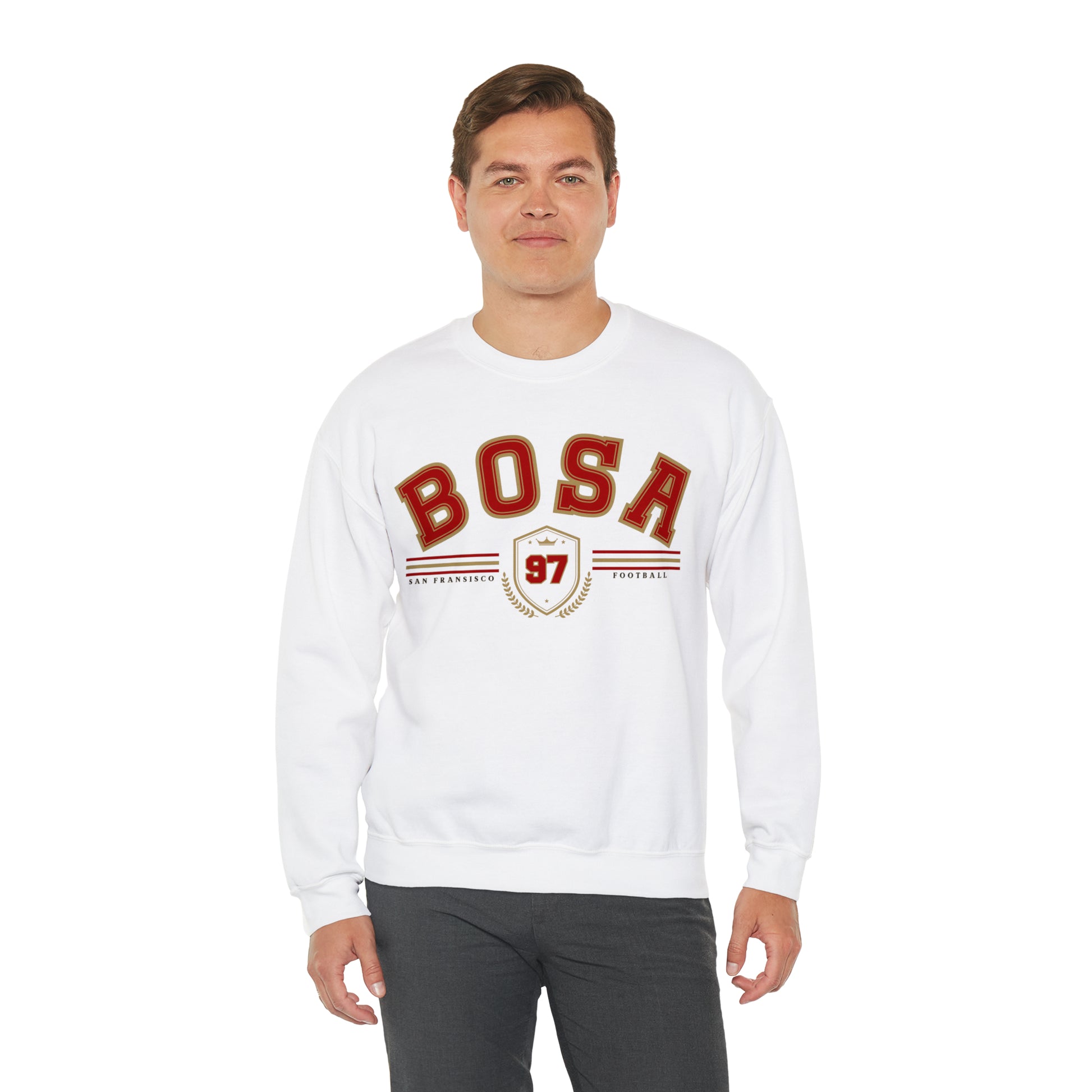 Nick Bosa Sweatshirt - Happy Place Studio