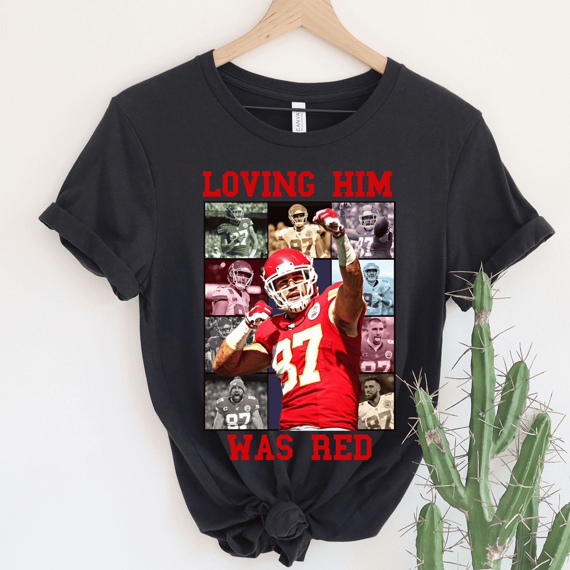 Travis Kelce Loving Him Shirt - Happy Place Studio
