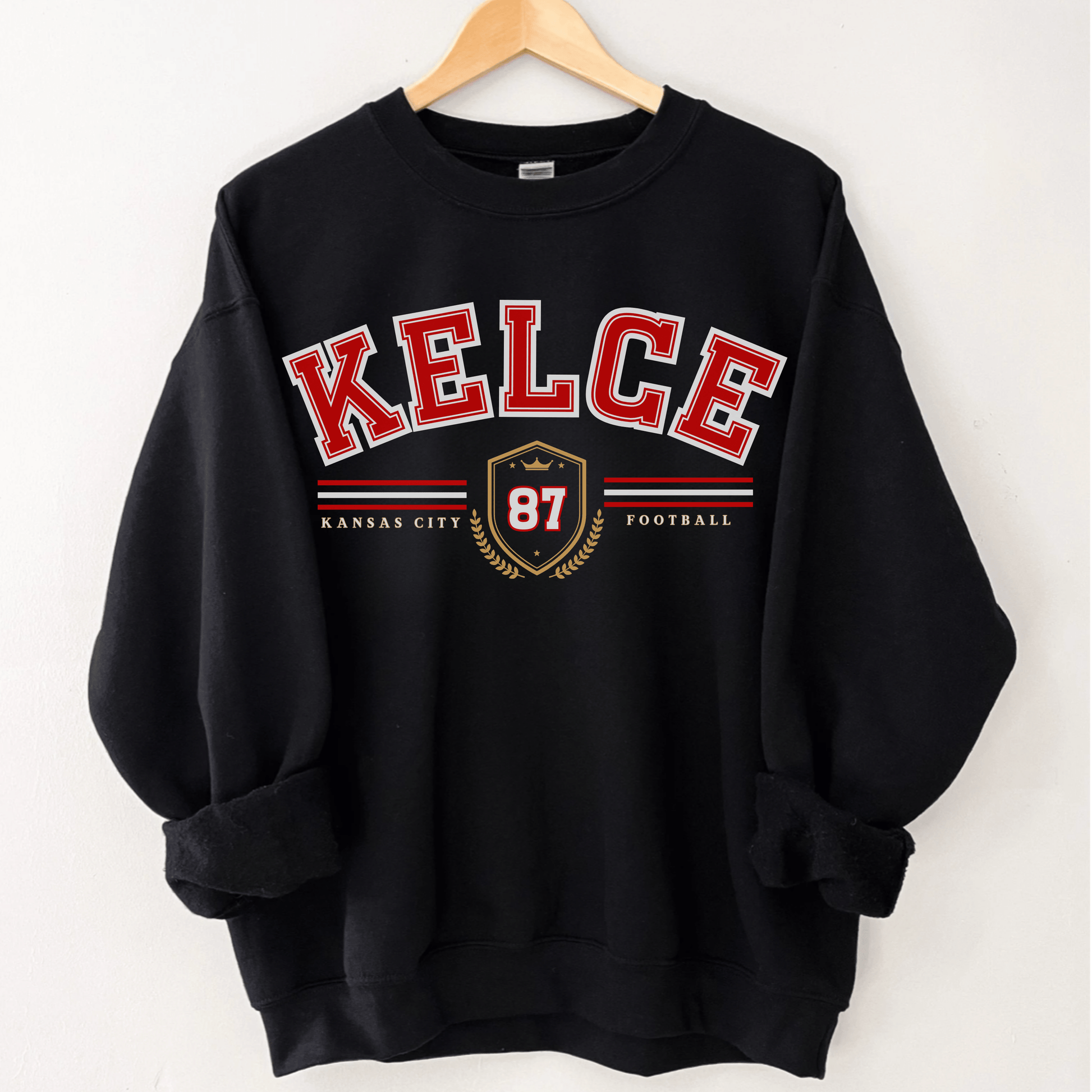 Travis Kelce Varsity Sweatshirt - Happy Place Studio