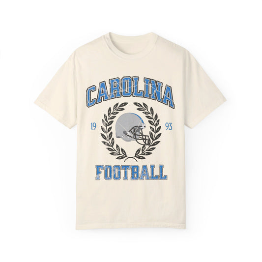 Comfort Colors Carolina Football Shirt, Vintage Panther Football Shirt, Retro Carolina Football Shirt, Panther Football Gift, Carolina Shirt