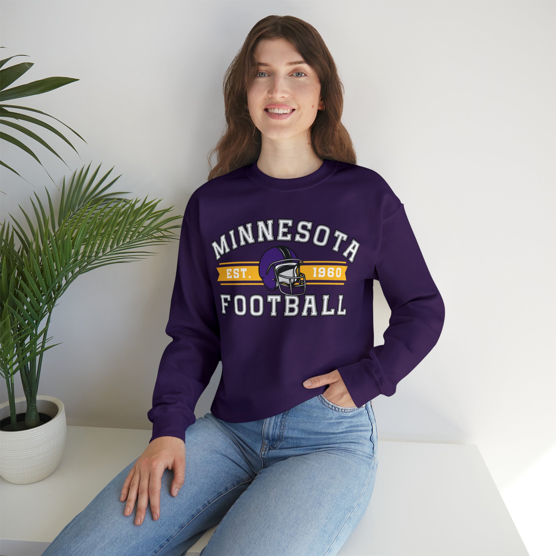 Minnesota Football Sweatshirt - Happy Place Studio