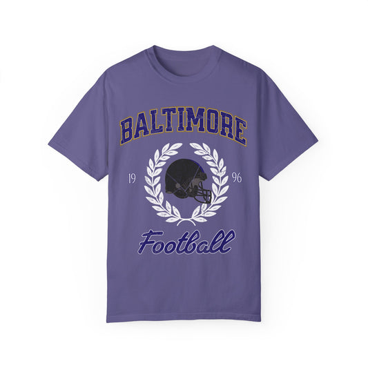 Comfort Colors Baltimore Football Shirt