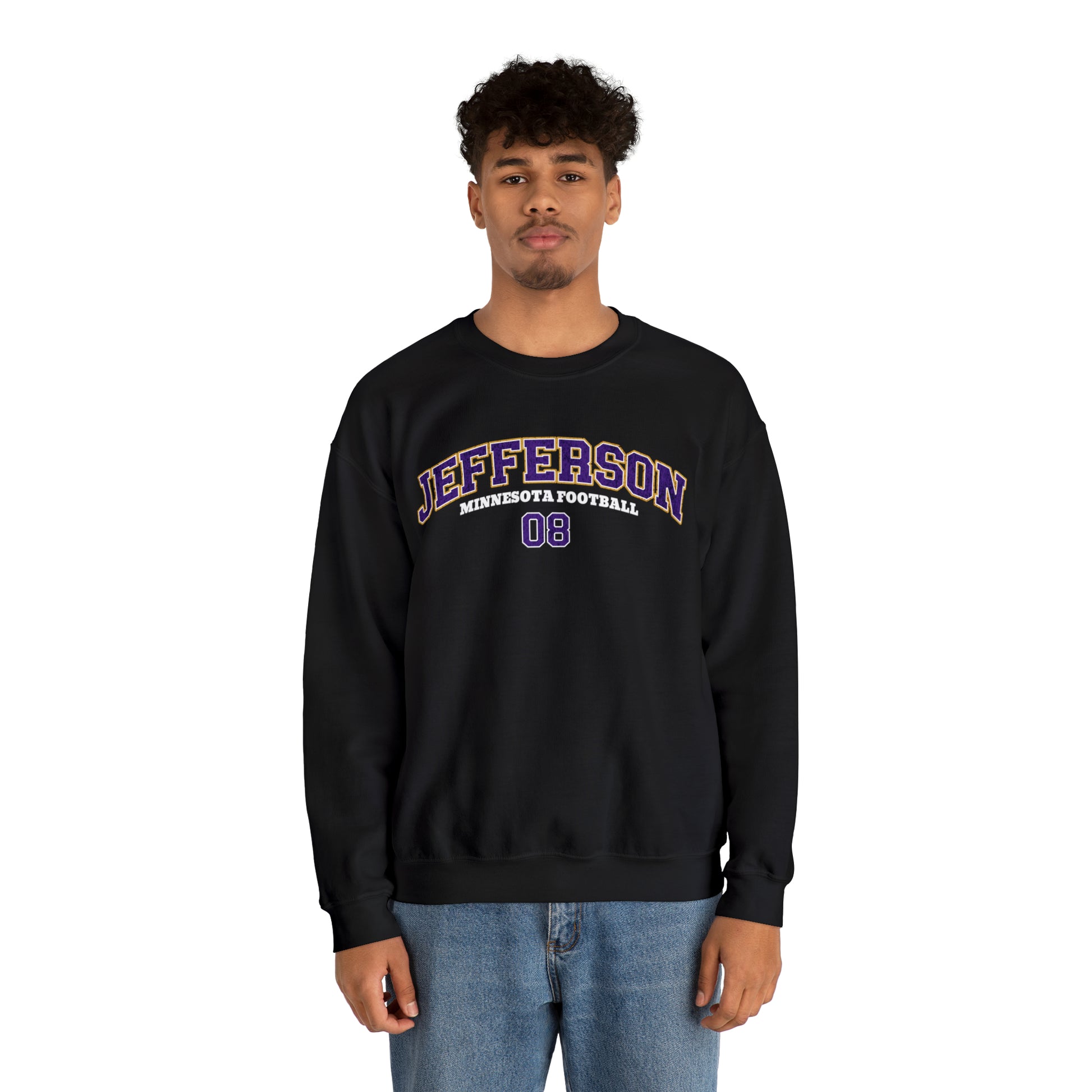 Justin Jefferson Sweatshirt, Minnesota Football Sweatshirt,Justin Jefferson Crewneck,Skol Minnesota,Justin Jefferson Shirt,Viking Sweatshirt - Happy Place Studio