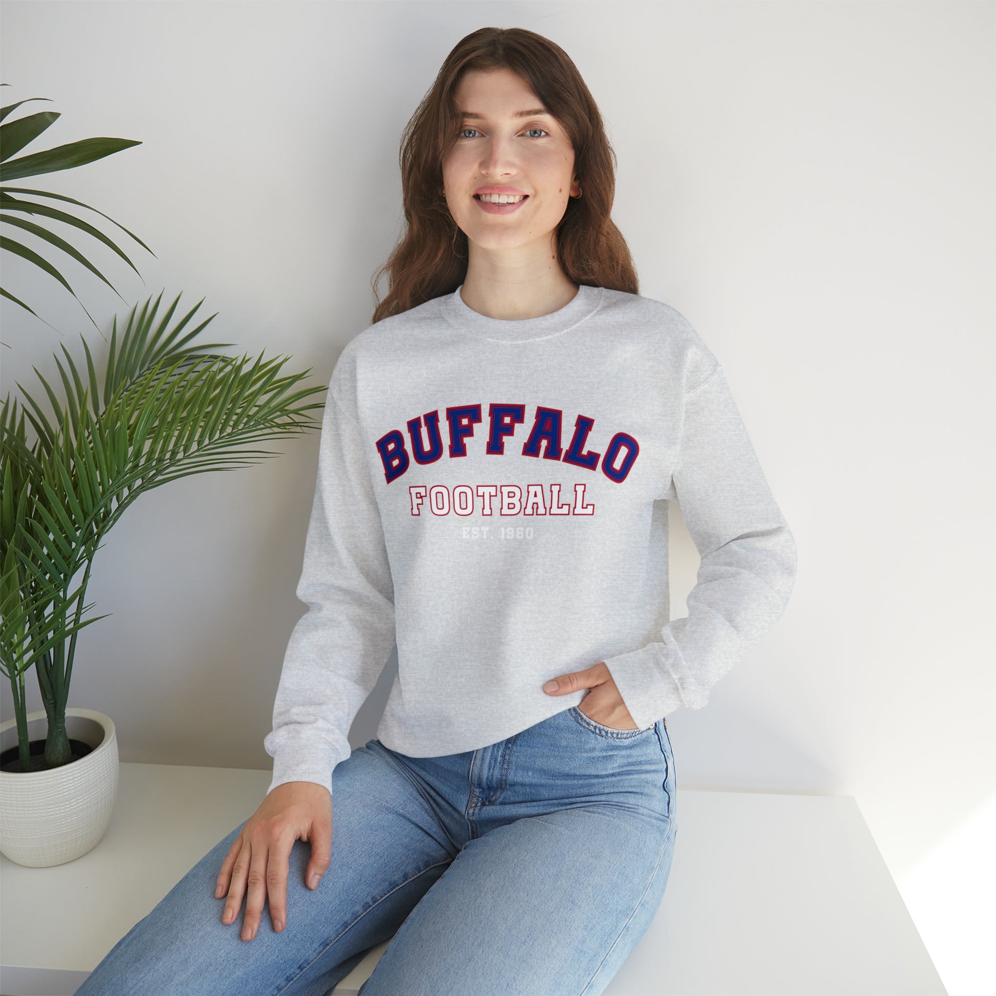 Buffalo Football Sweatshirt - Happy Place Studio