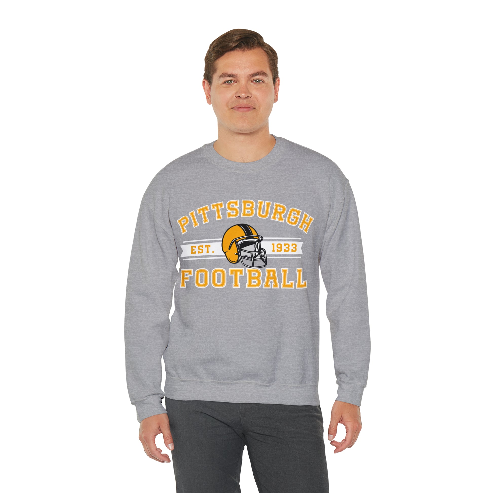 Pittsburgh Football Sweatshirt - Happy Place Studio