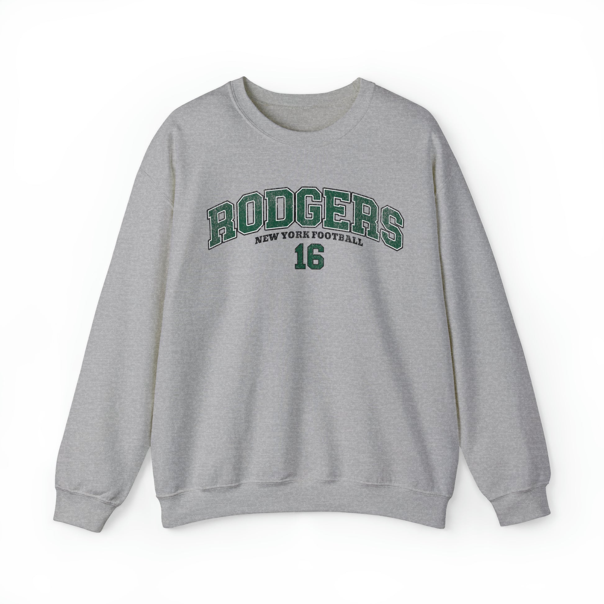 Aaron Rodgers Sweatshirt, Aaron Rodgers Jersey, New York Football Crewneck, Vintage Style Jets Sweatshirt, Aaron Rodgers shirt,Jets Crewneck - Happy Place Studio
