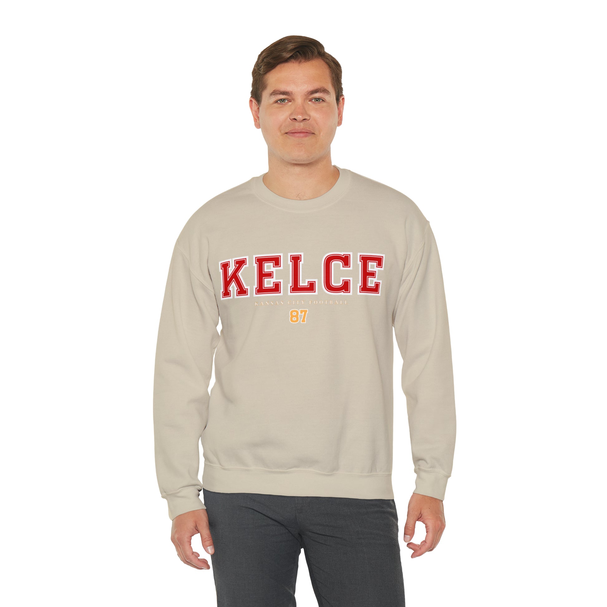 Travis Kelce 87 Sweatshirt - Happy Place Studio