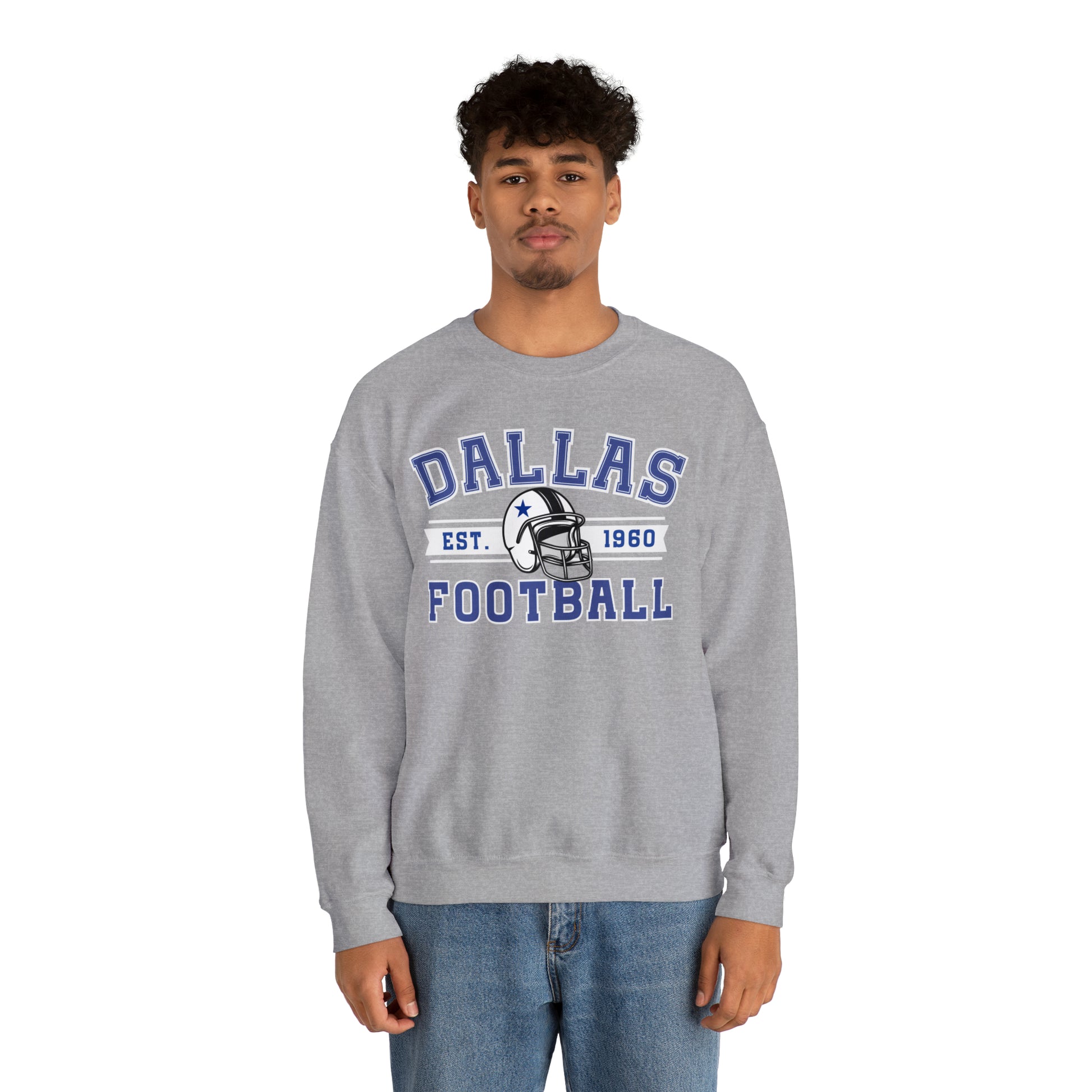 Dallas Football Sweatshirt - Happy Place Studio