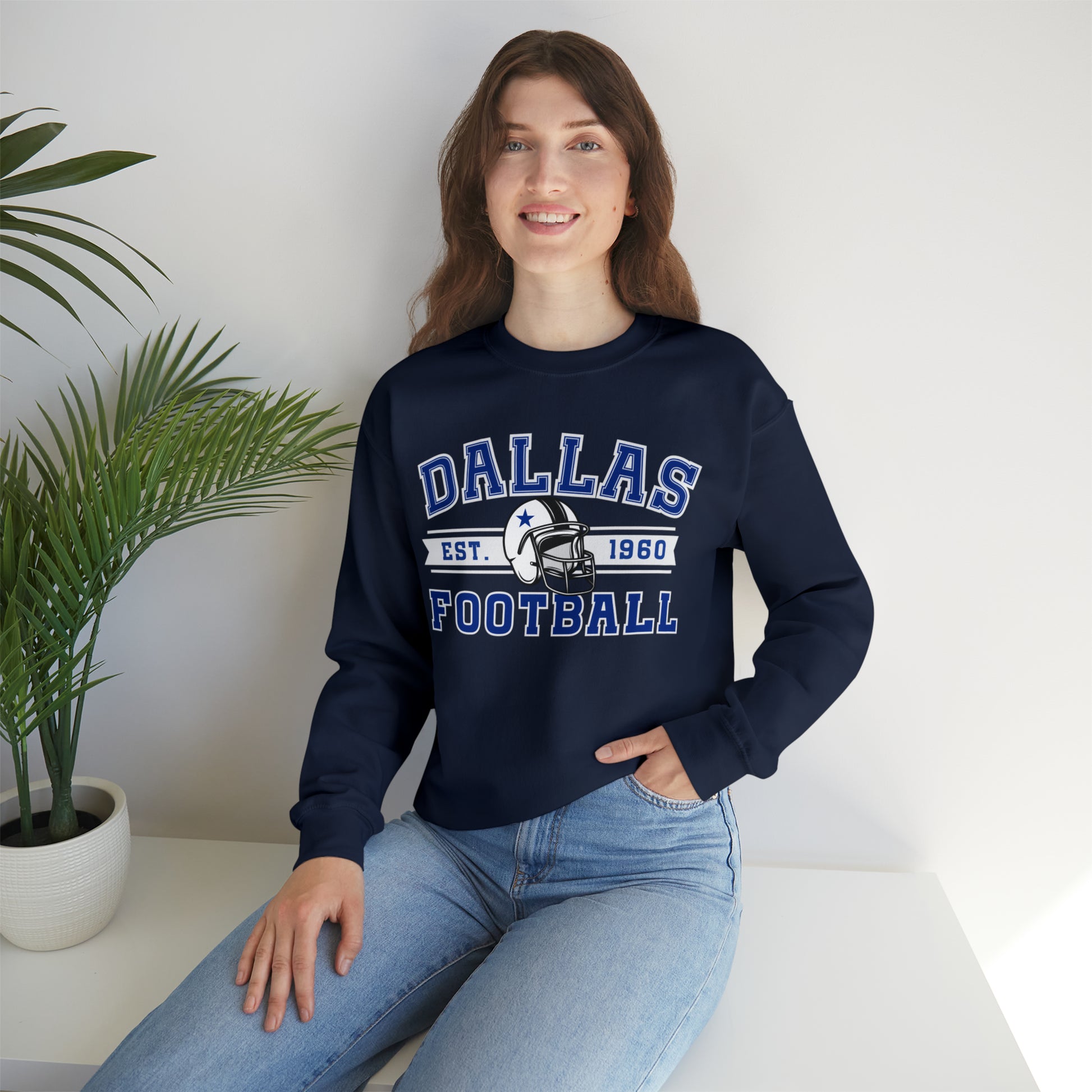 Dallas Football Sweatshirt - Happy Place Studio