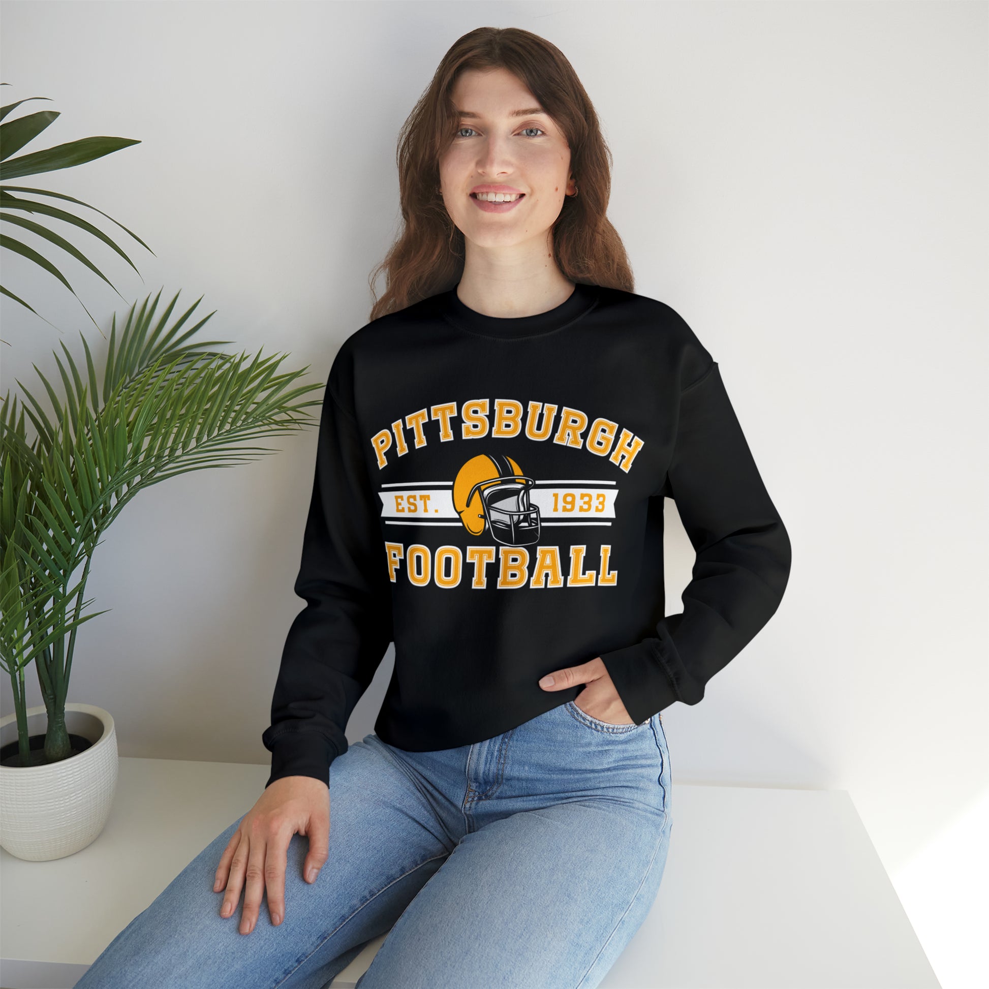 Pittsburgh Football Sweatshirt - Happy Place Studio