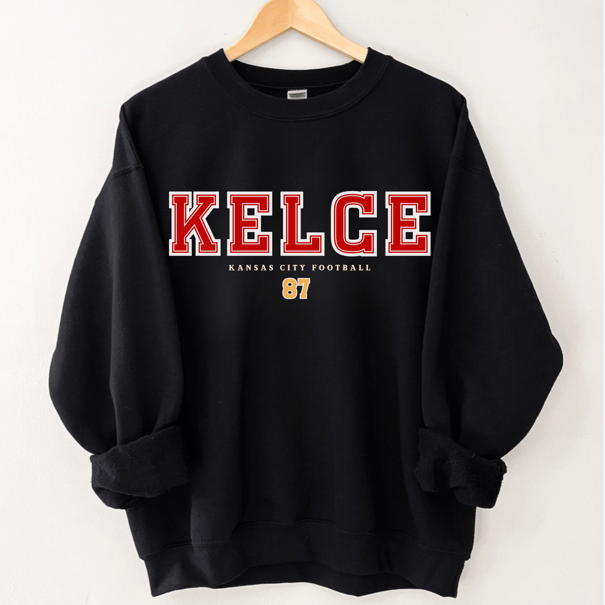 Travis Kelce 87 Sweatshirt - Happy Place Studio