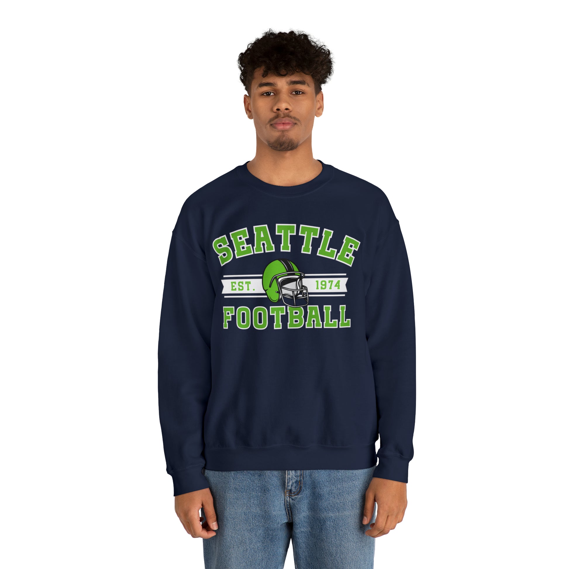 Seattle Football Crewneck - Happy Place Studio