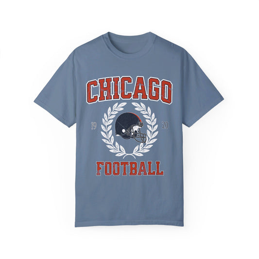 Comfort Colors Chicago Football Shirt, Vintage Bear Football Shirt, Retro Chicago Football Shirt, Chicago Football, Caleb Williams