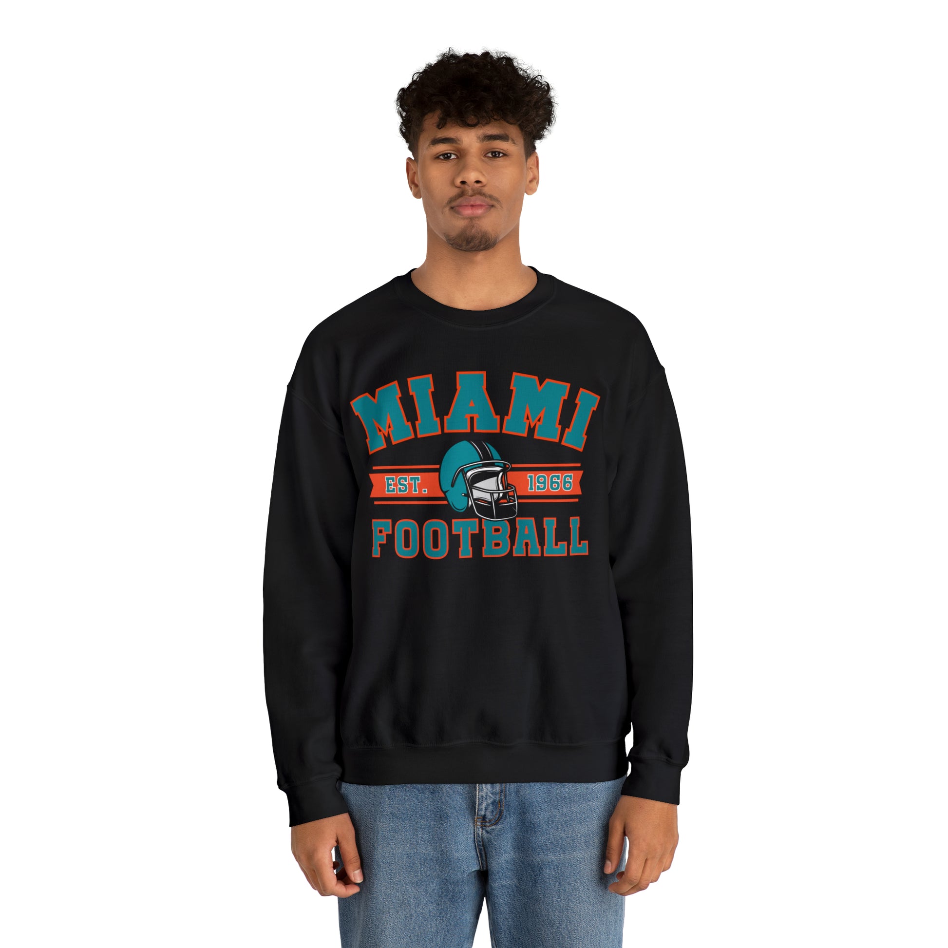 Miami Football Sweatshirt - Happy Place Studio