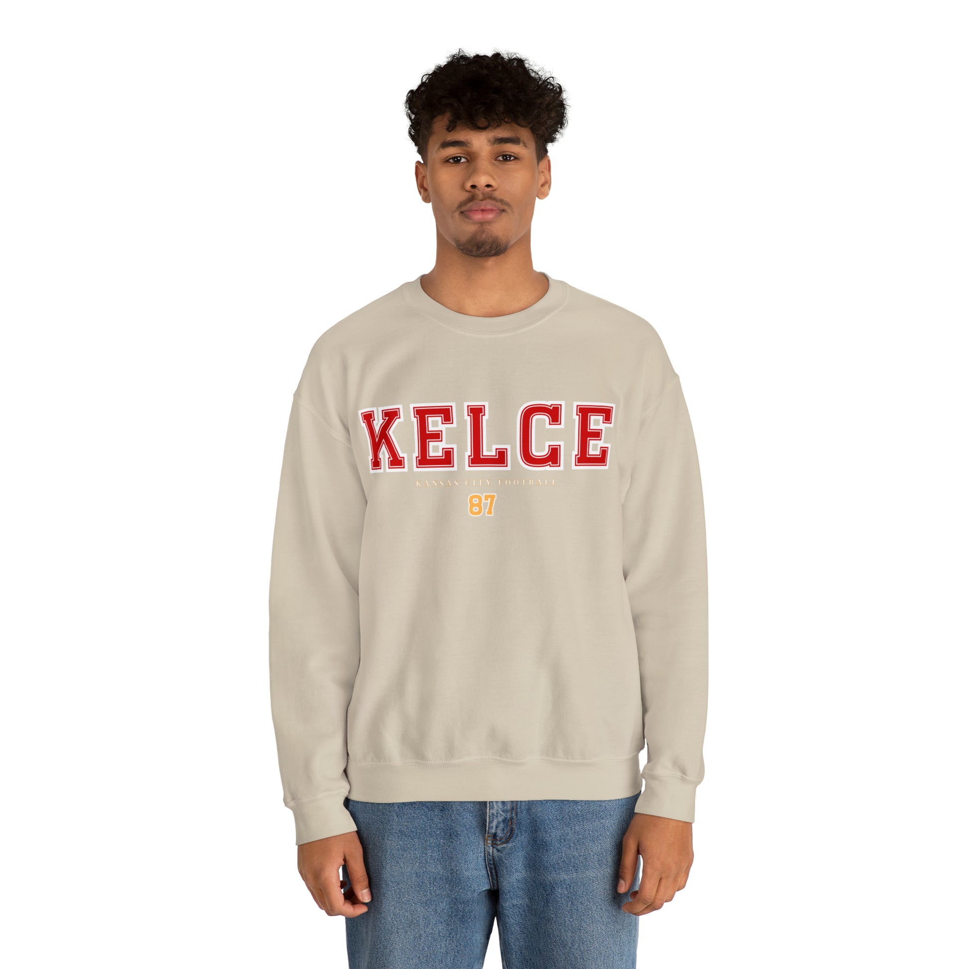 Travis Kelce 87 Sweatshirt - Happy Place Studio
