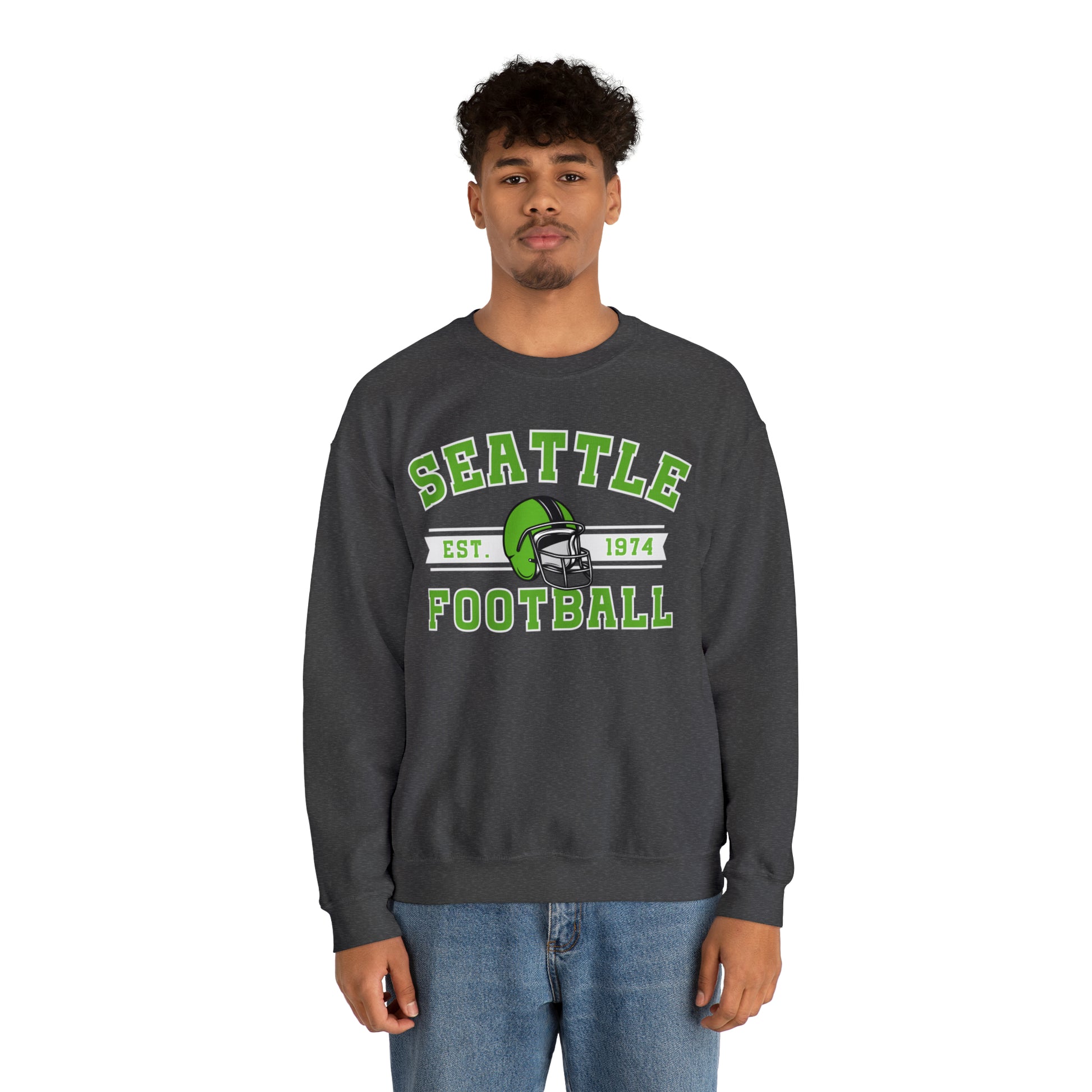 Seattle Football Crewneck - Happy Place Studio