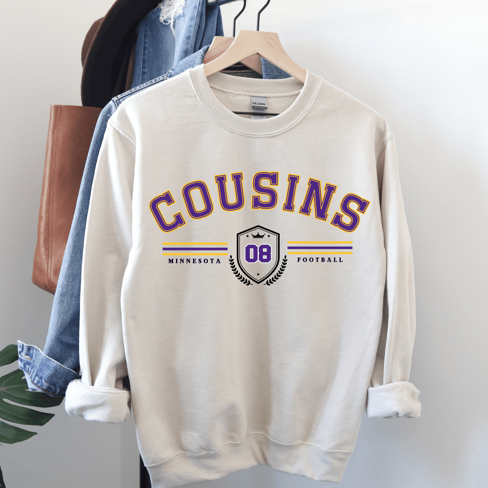 Kirk Cousins Sweatshirt - Happy Place Studio