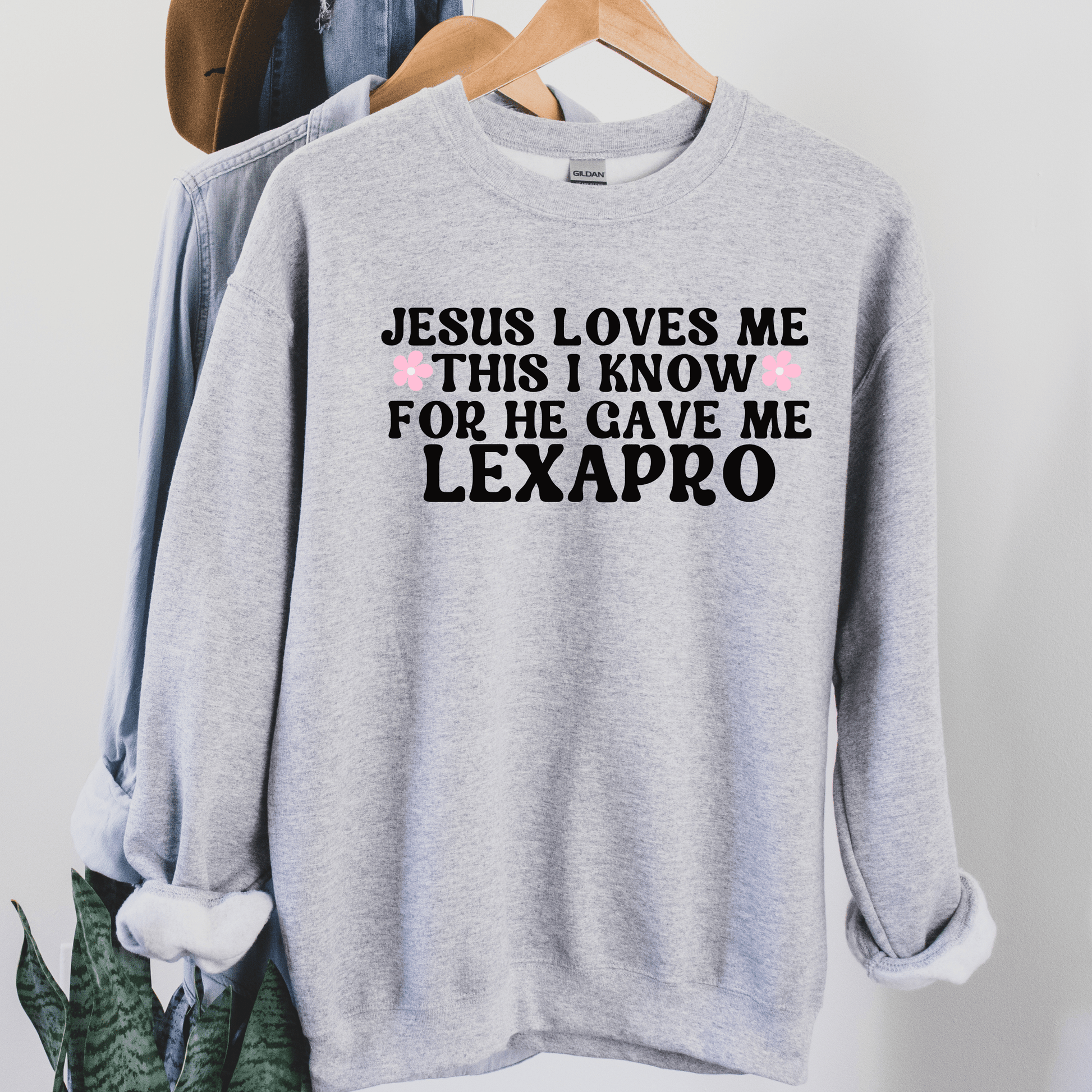 Jesus Loves Me Crewneck - Happy Place Studio
